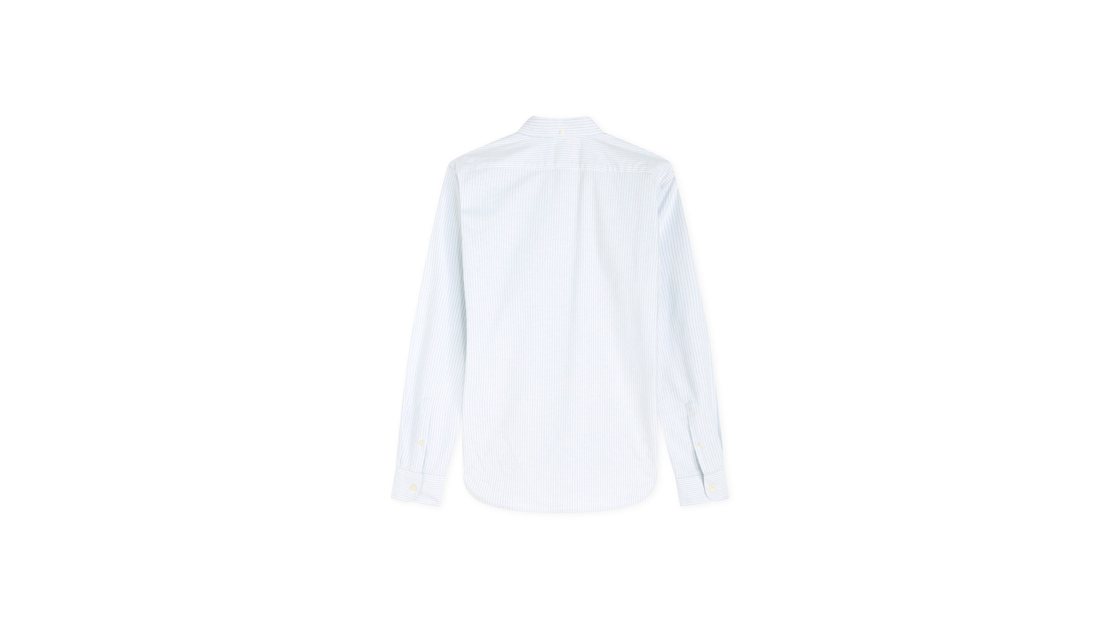 Dockers Oxford Chemise Slim Bleue Stretch Bureau