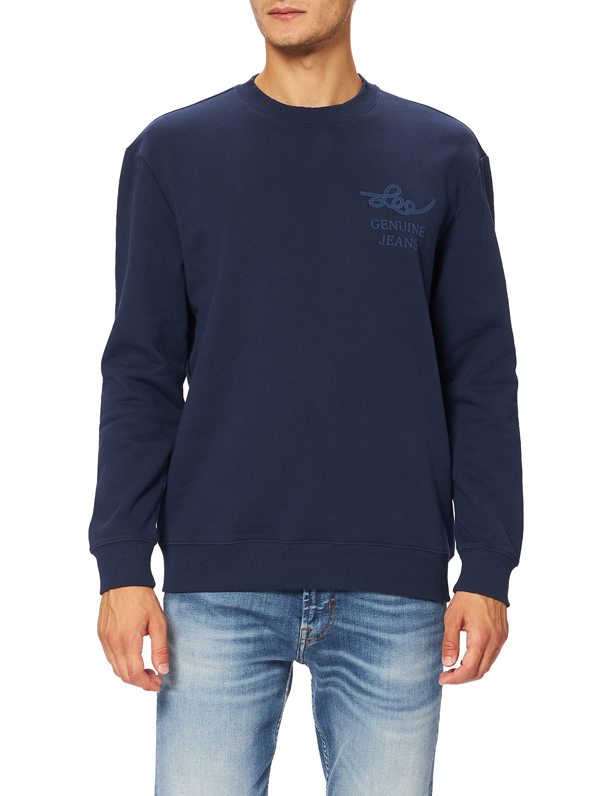 Lee Rider Graphic sweat homme marine coton