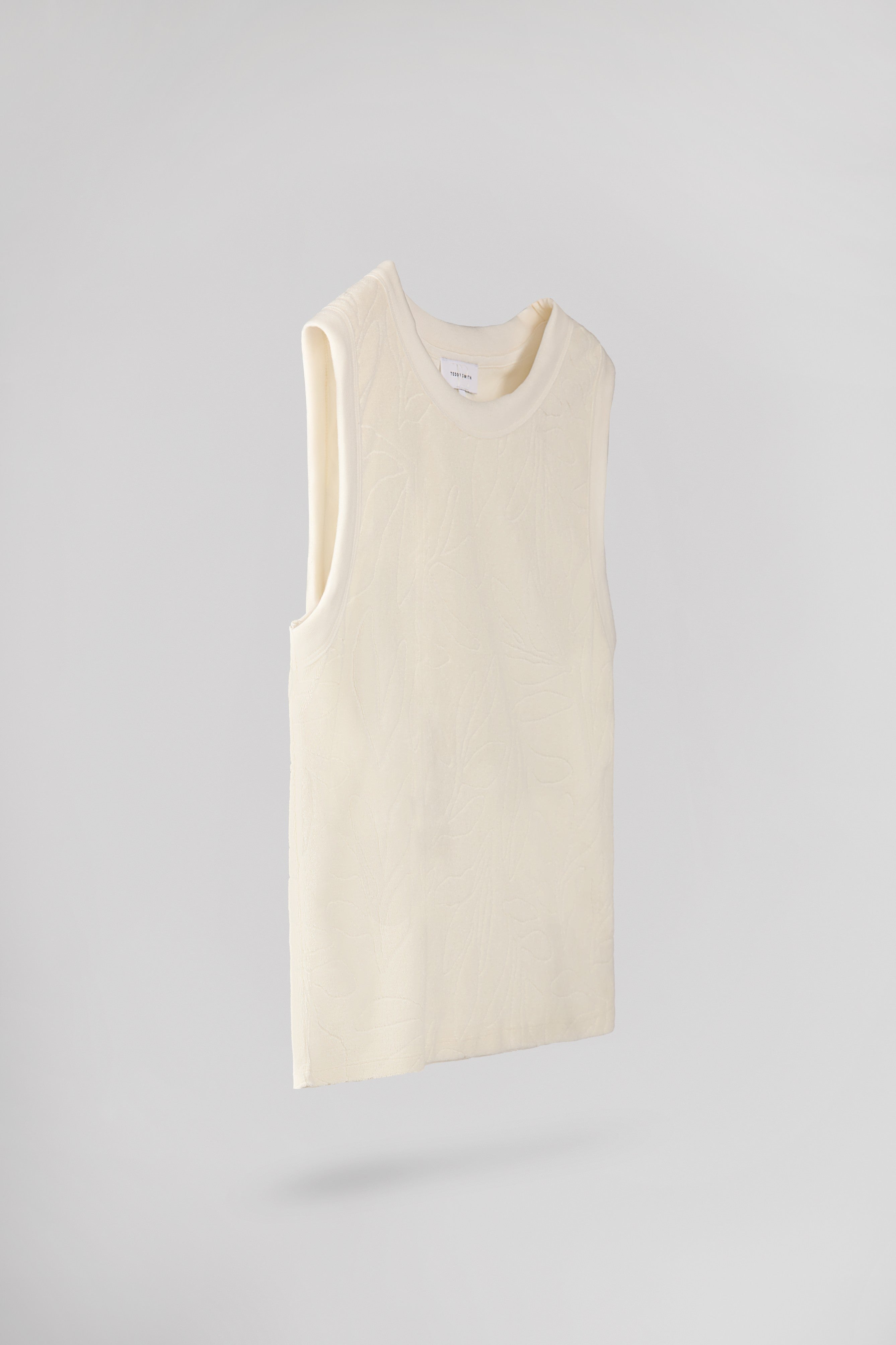 Teddy Smith T-Noisette top femme Middle White éponge