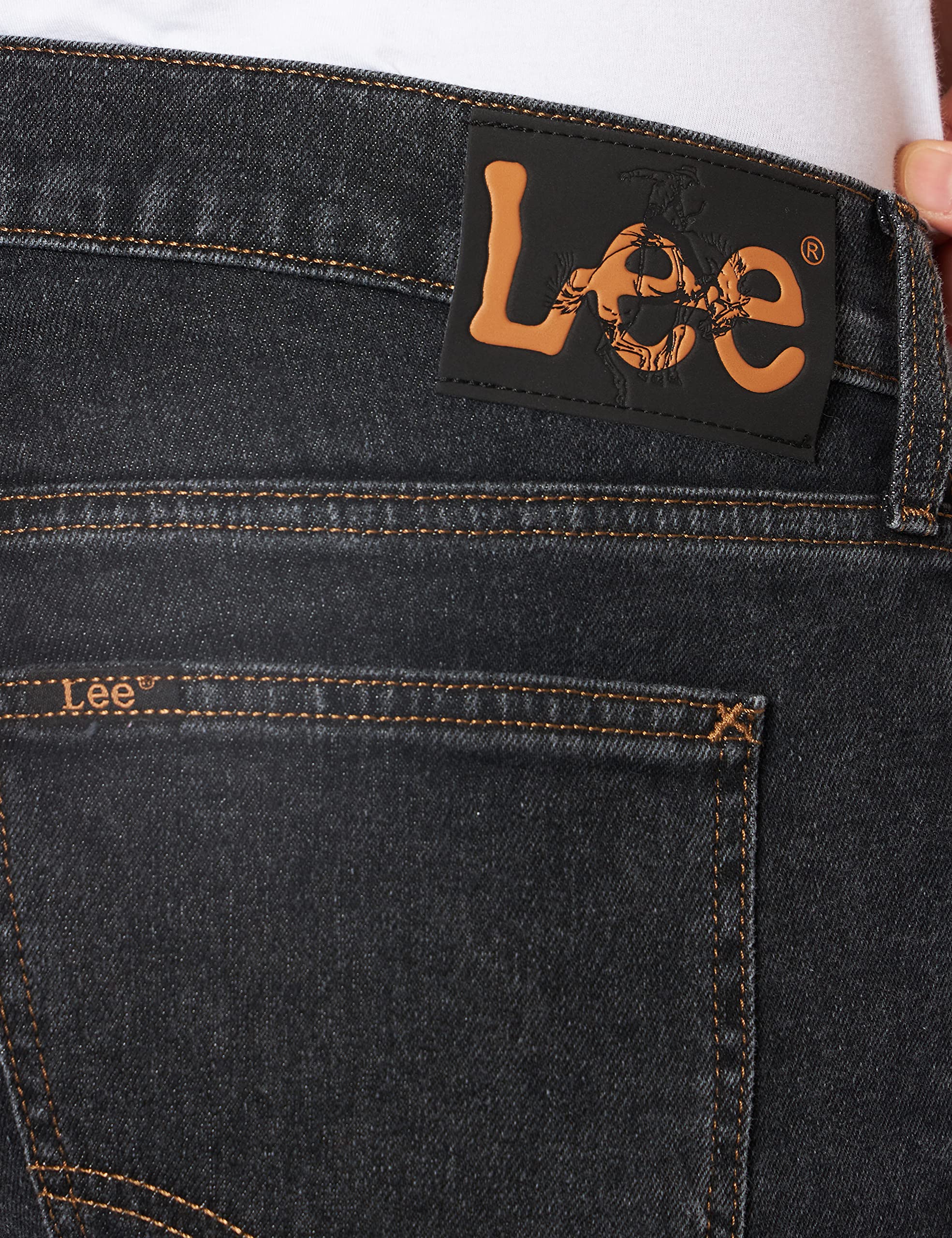 Lee Luke jean homme Black Rinse 27W 32L brut