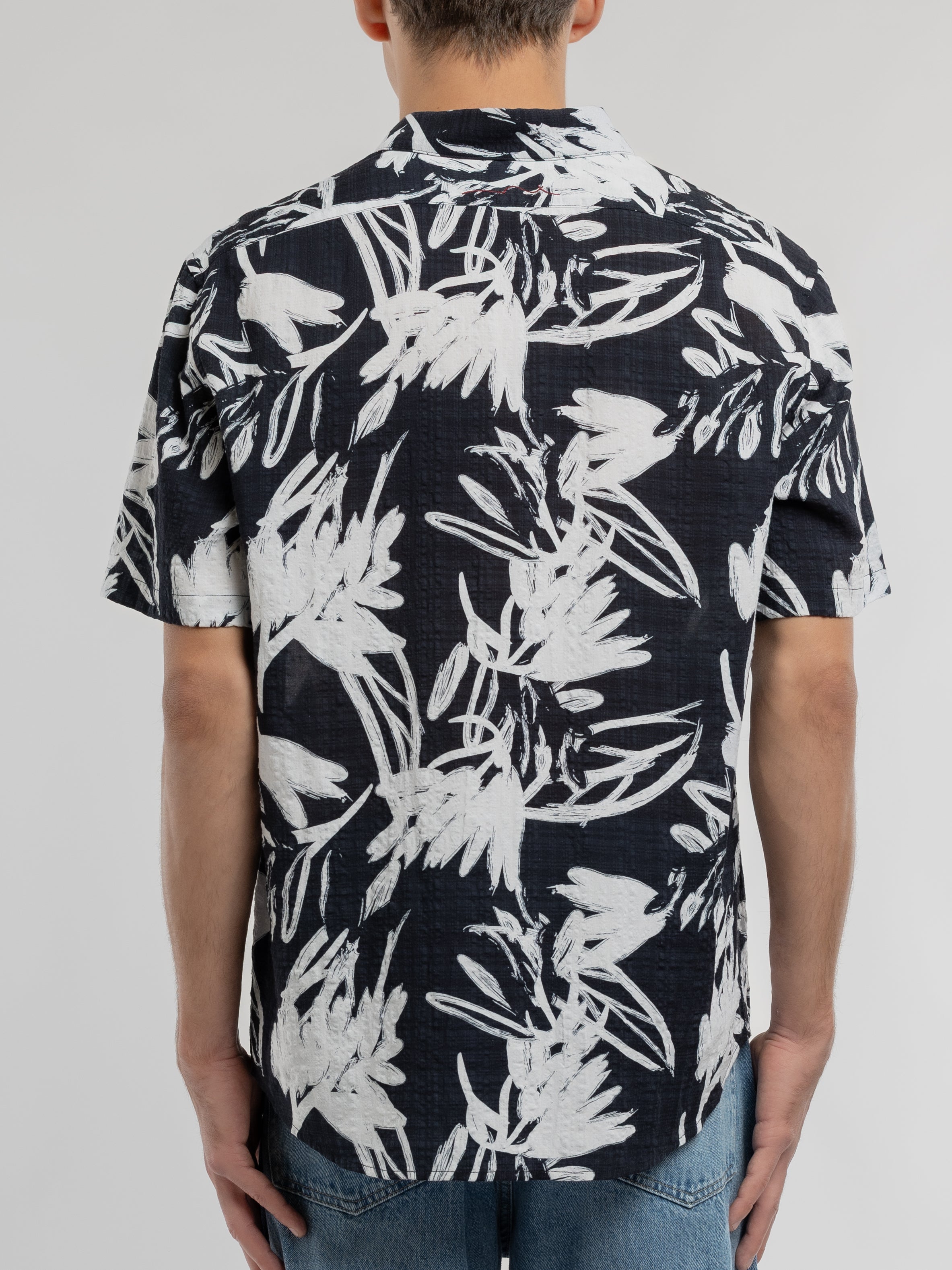 Teddy Smith C-Dixon MC chemise dark navy manches courtes