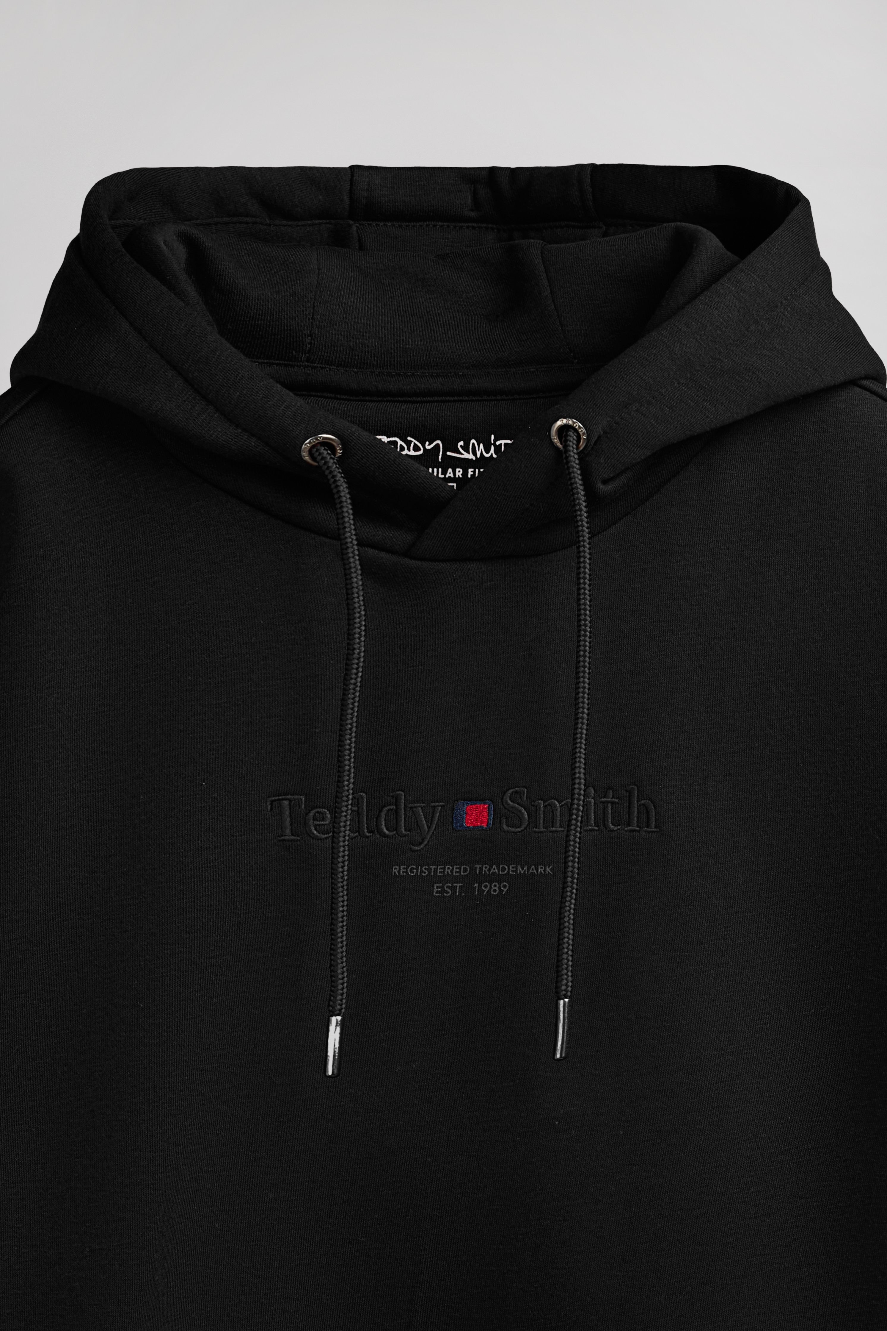 Teddy Smith S-Jim Hoody sweat capuche noir homme