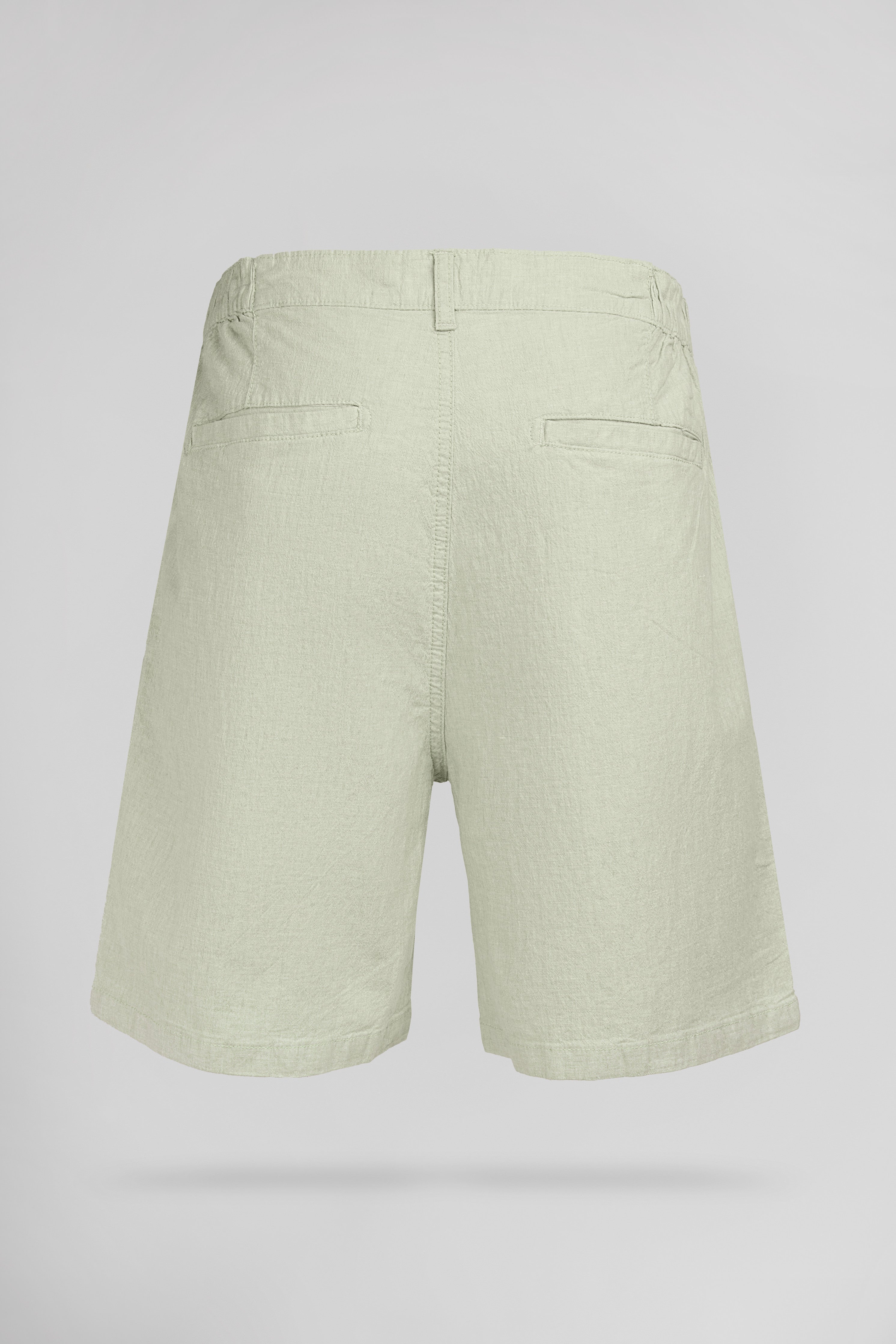 Teddy Smith S-Linen Chino short lin coton vert sauge