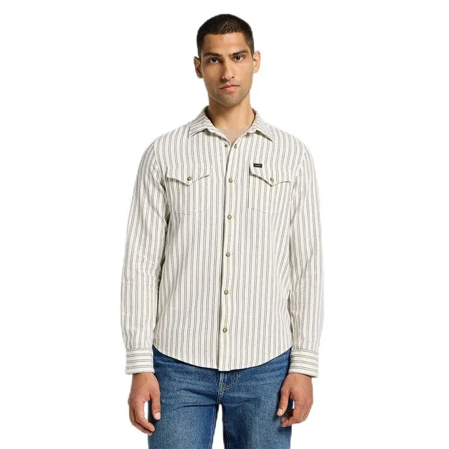 Lee Clean Western chemise homme écru regular coton