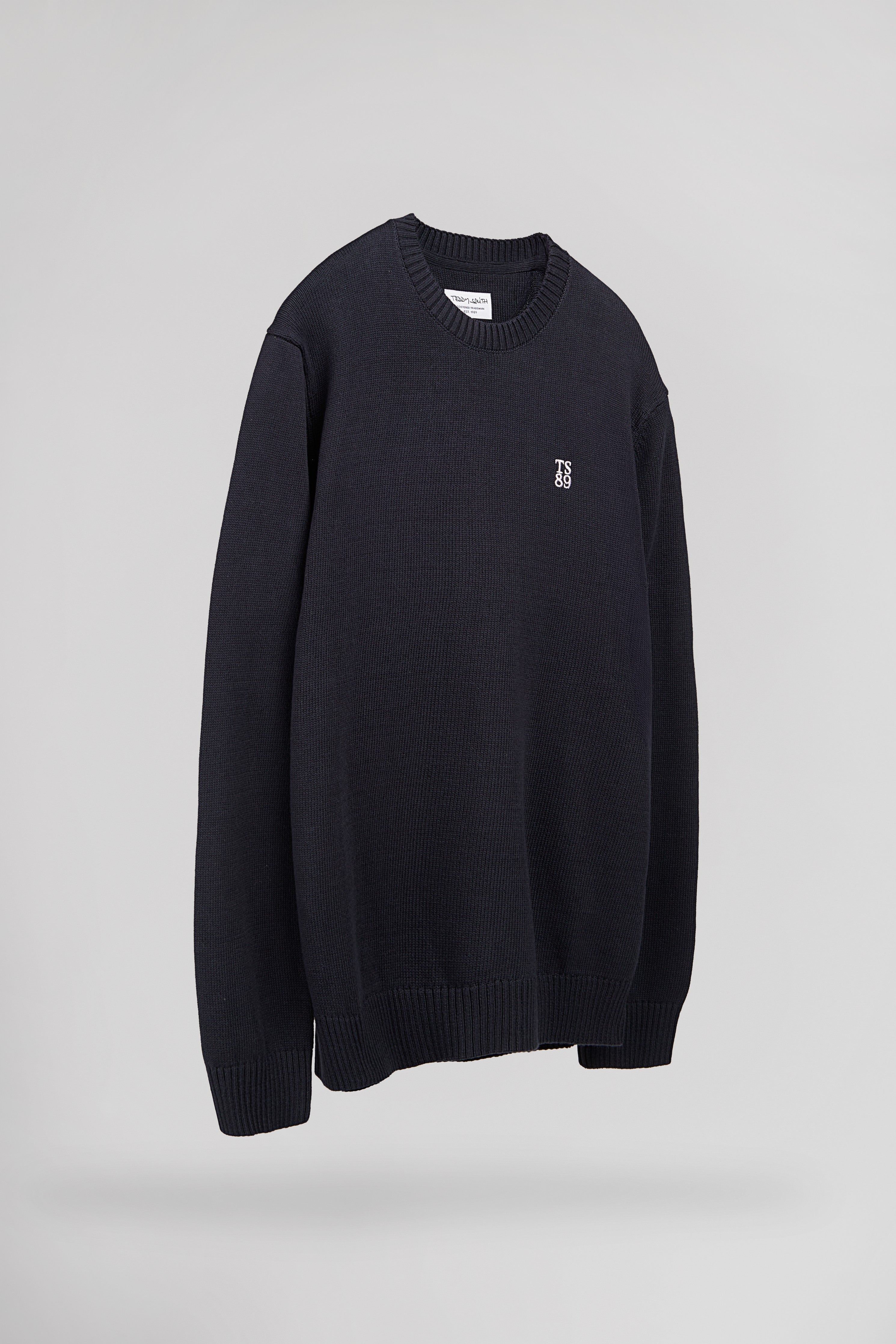 Teddy Smith P-Jimmy pull homme coton bleu navy