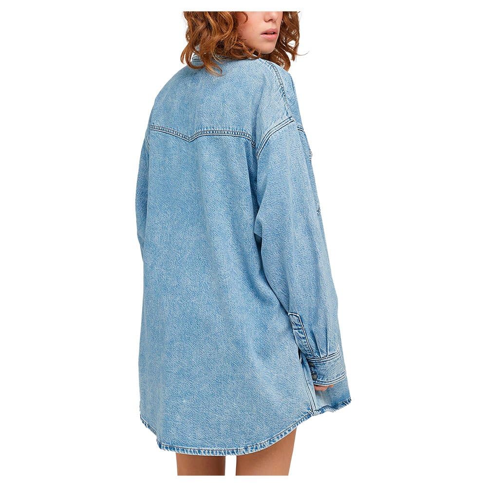 Lee Western surchemise femme bleu givré denim
