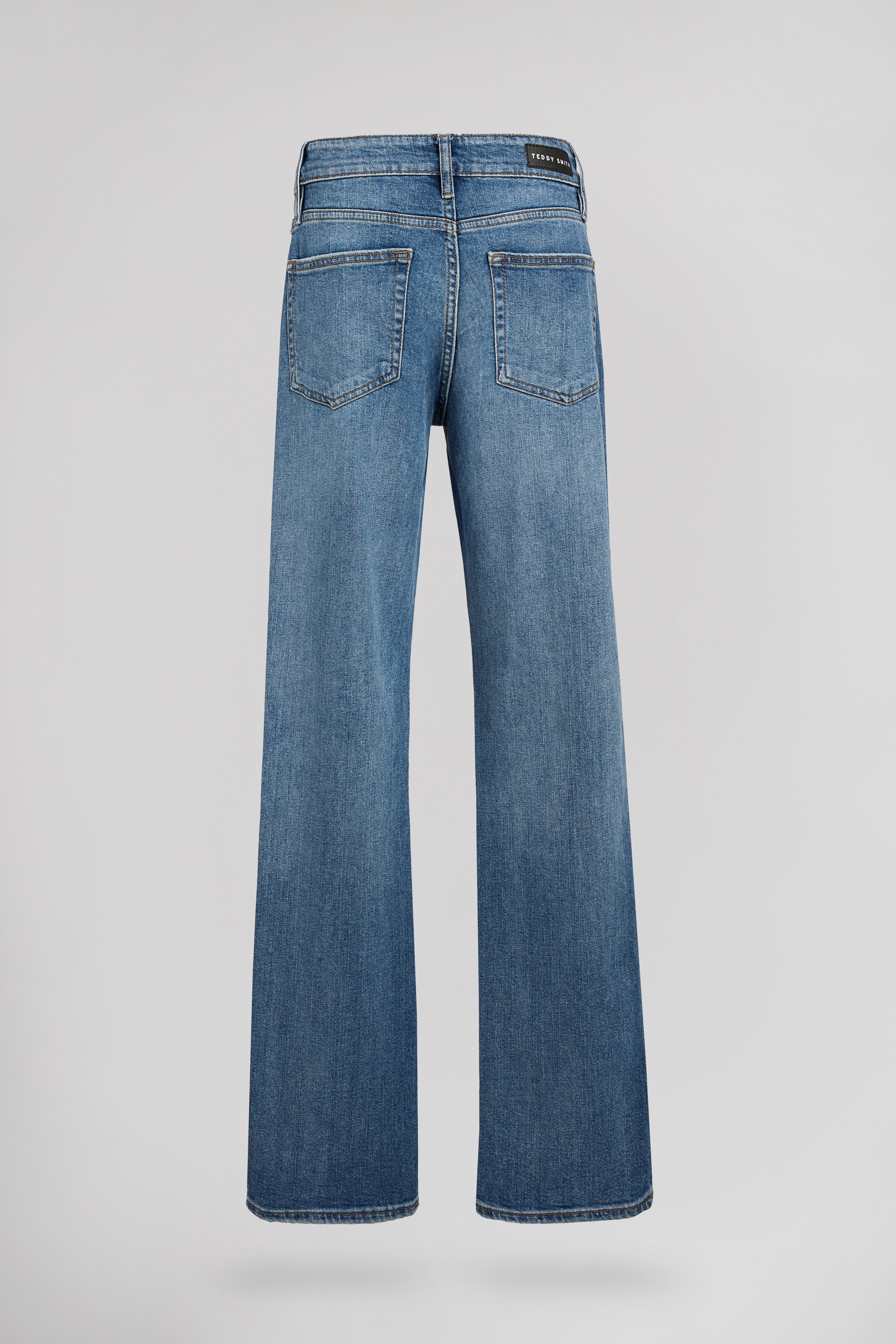 Teddy Smith P-Candy Straight jean femme vintage indigo droit