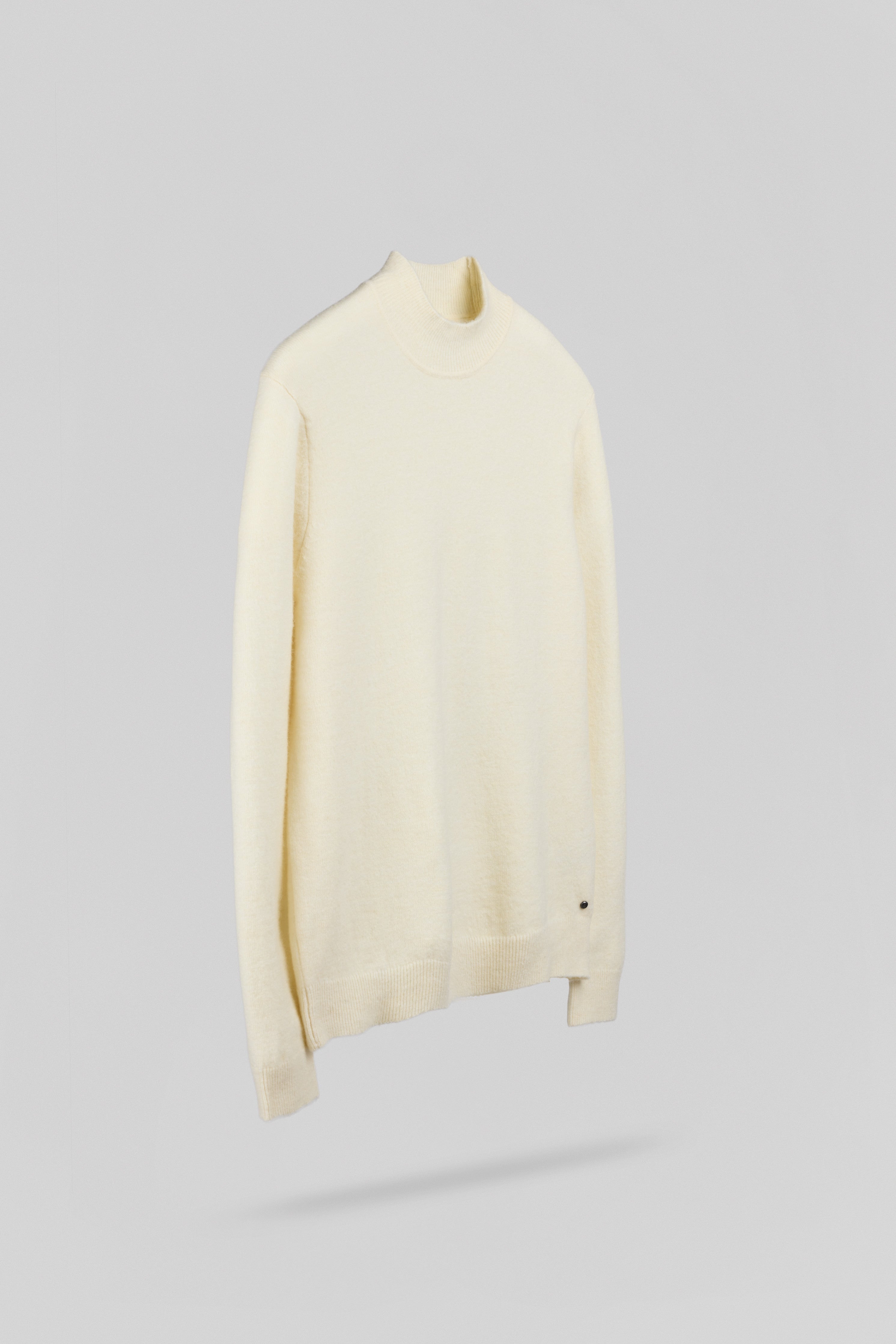 Teddy Smith P-Carter pull col montant naturel laine