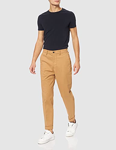 Lee Tapered Chino chino marron 28W 32L coupe fuselée