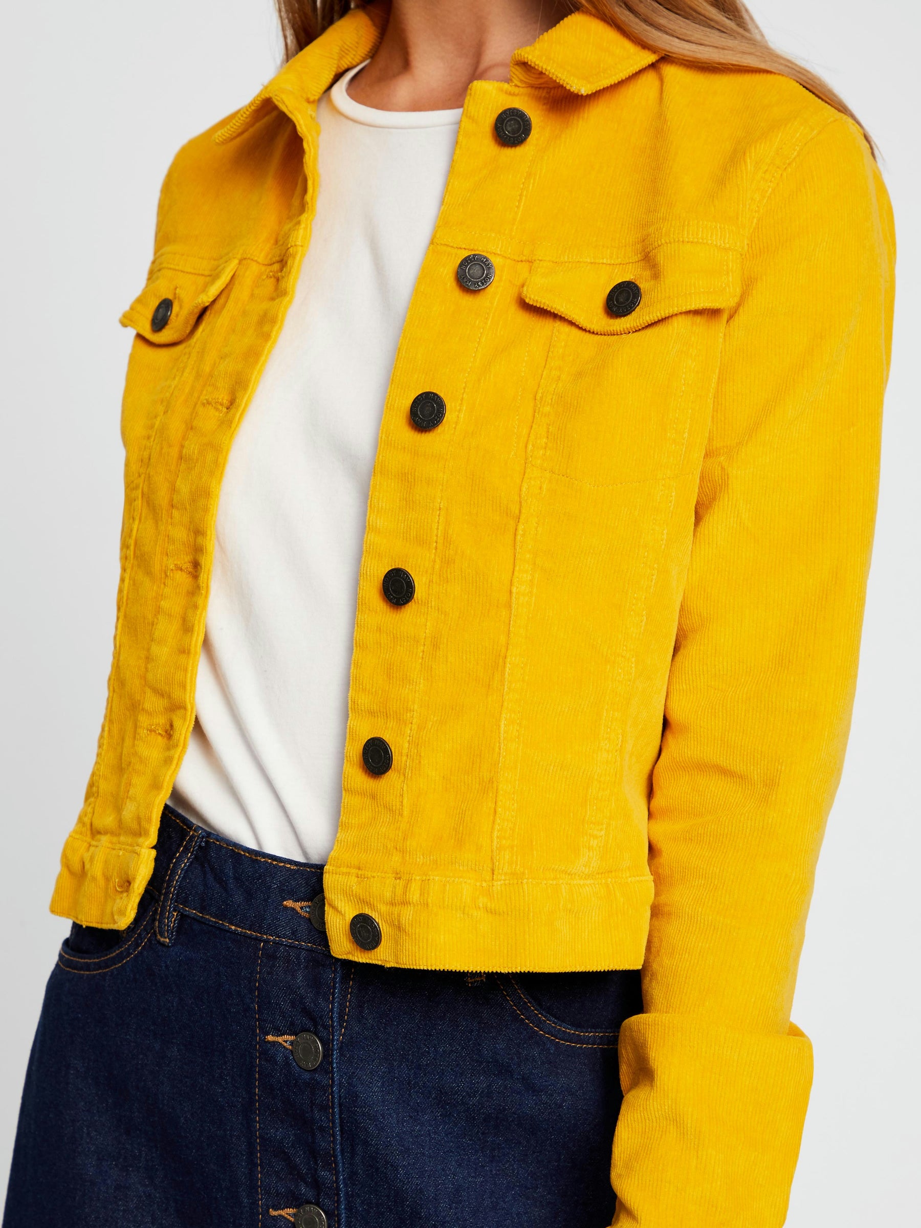 Noisy May veste velours côtelé slim extensible
