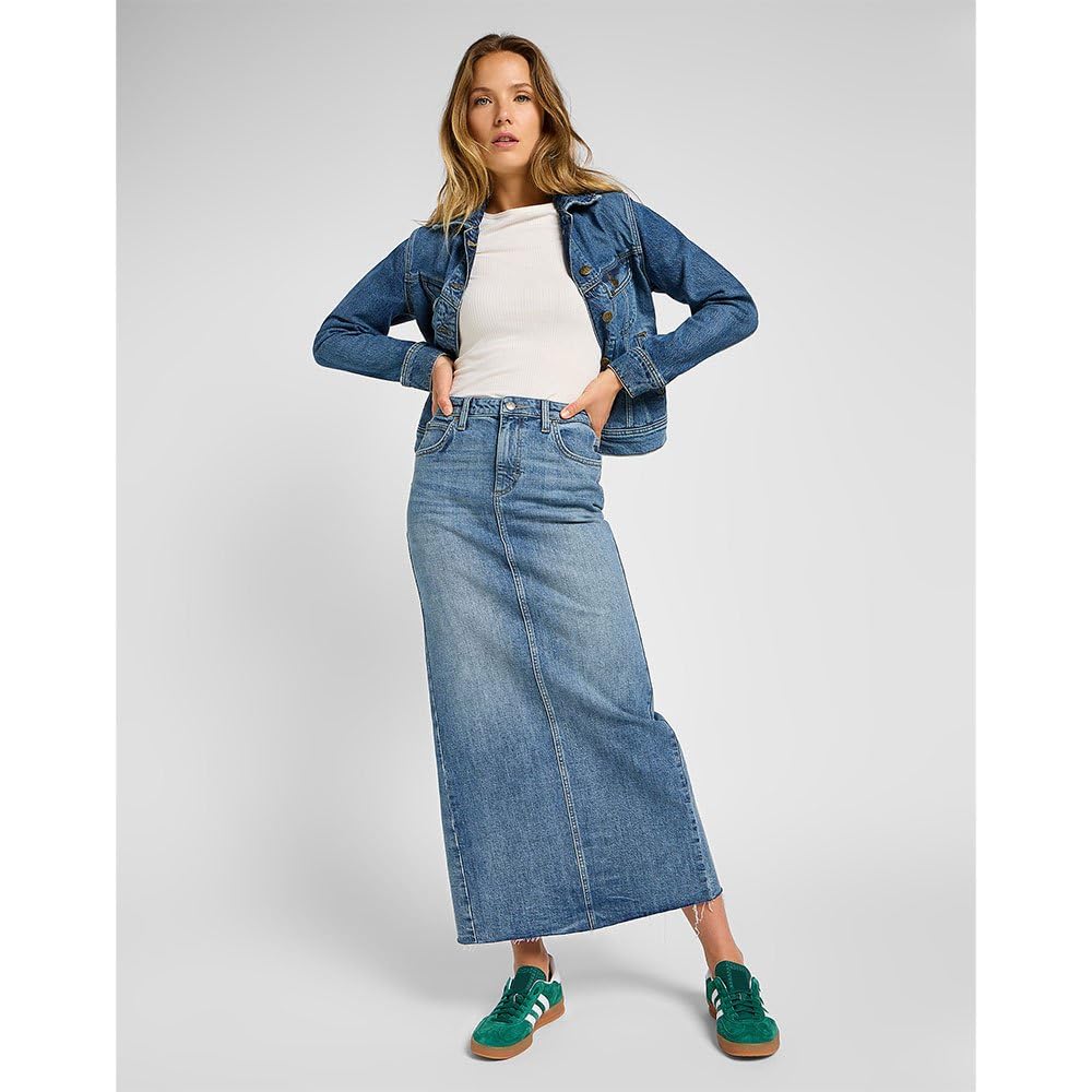 Lee Back Slit Maxi jupe longue Set Free 29W