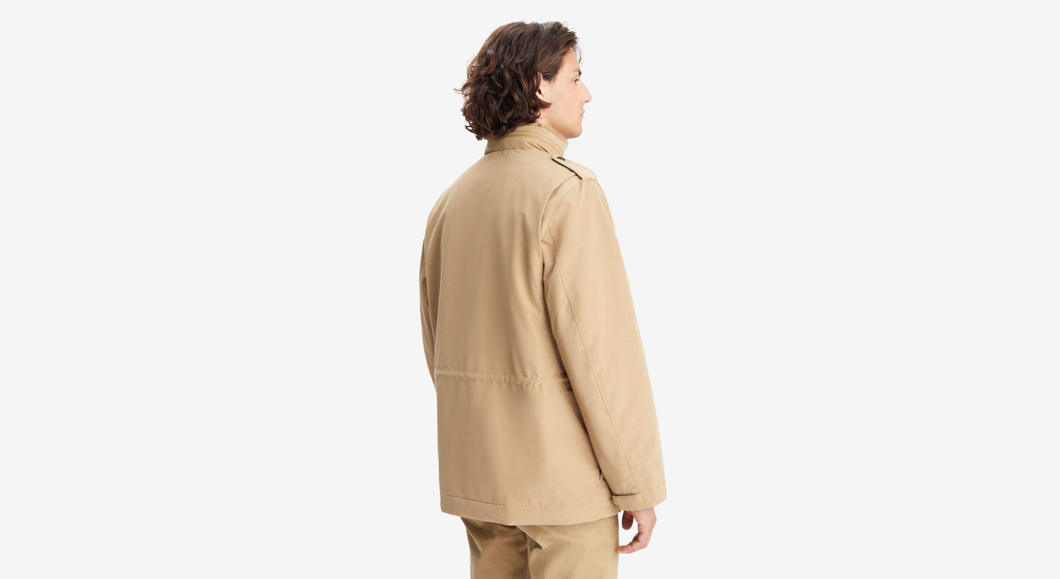 Dockers Field veste homme beige coupe droite