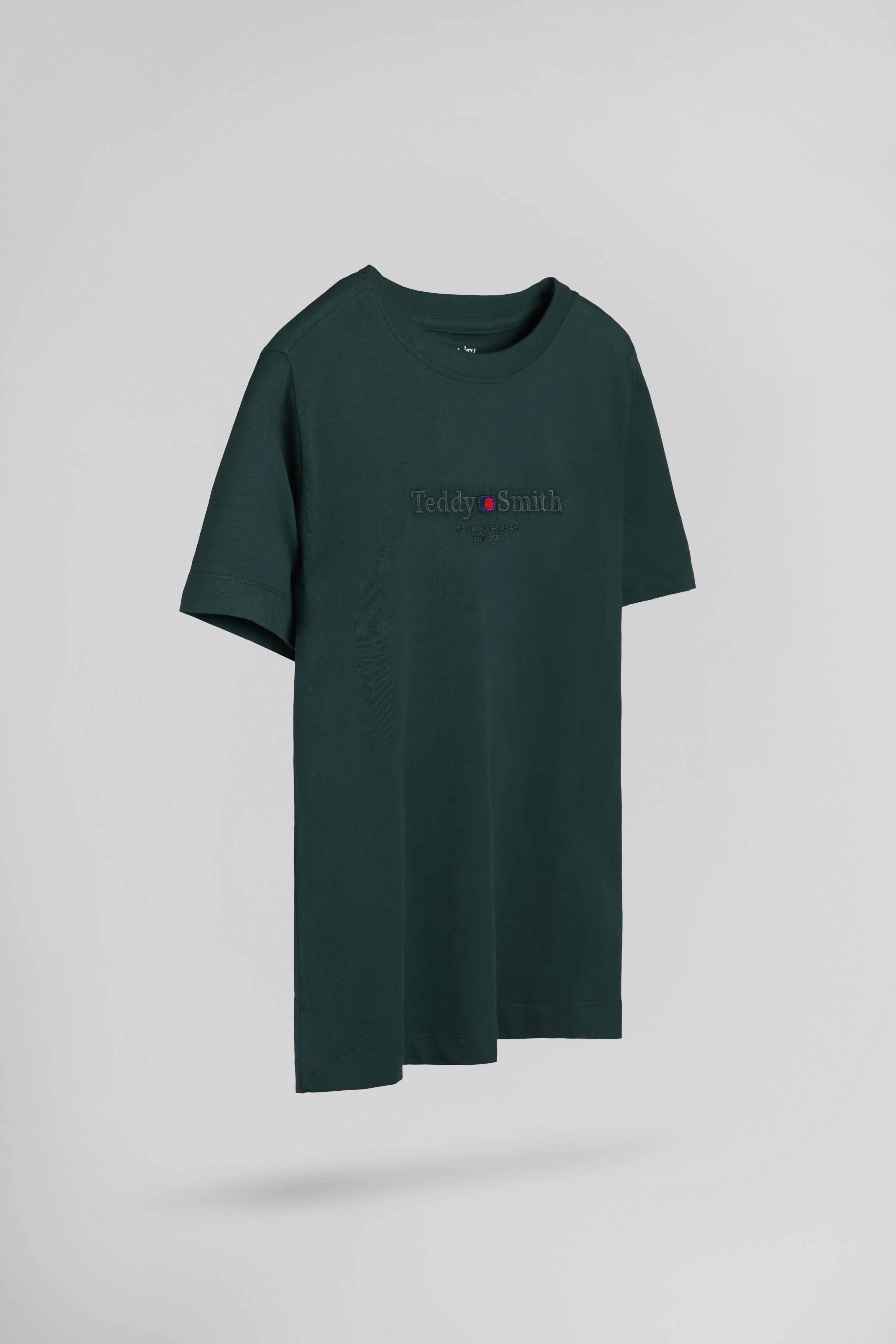 Teddy Smith T-Jim MC JR Vert Pin t-shirt garçon coton