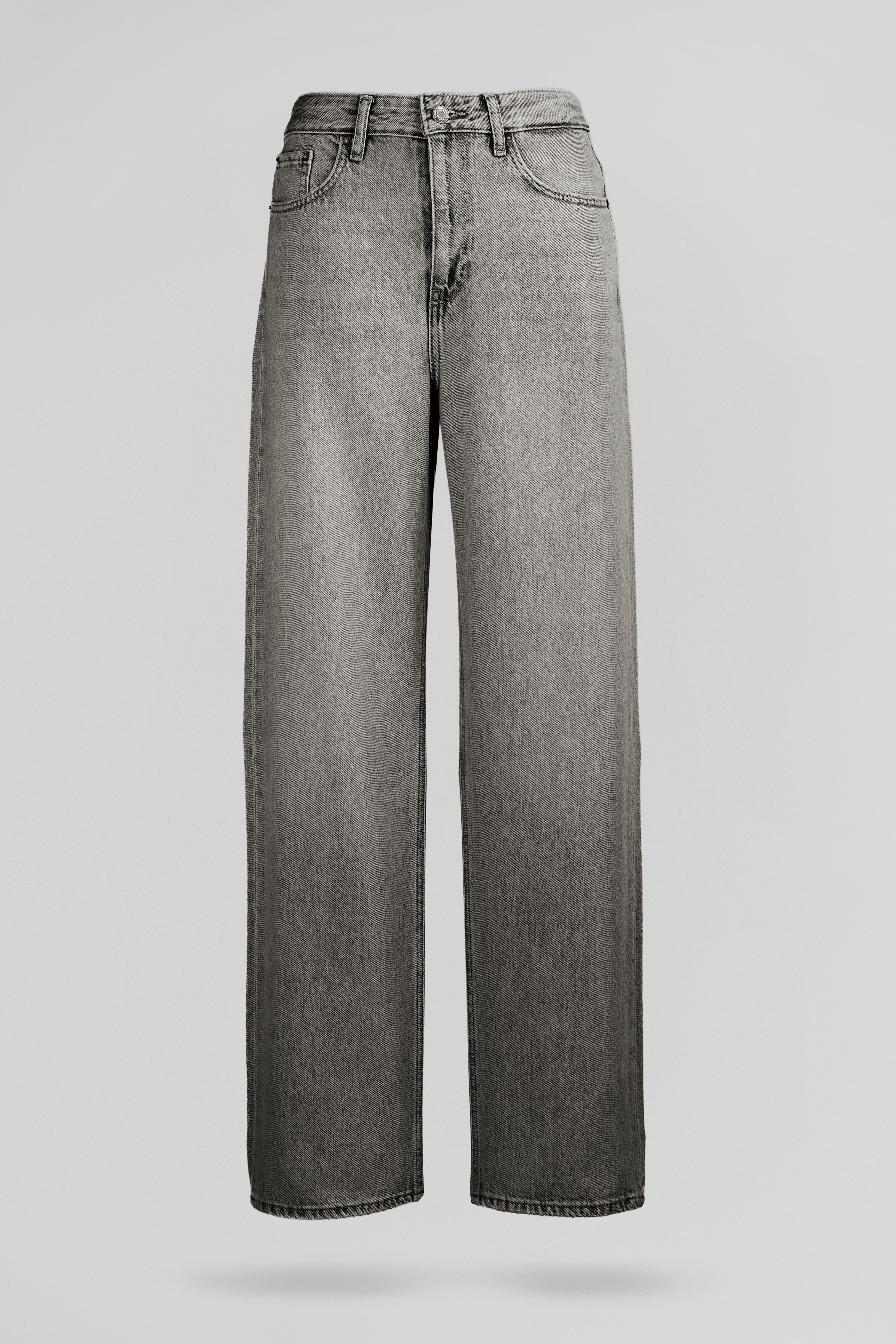 Teddy Smith P-Electra Grey jean droit gris taille haute