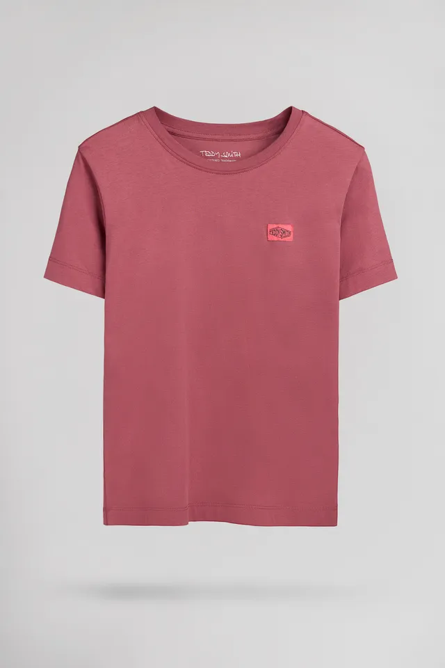 Teddy Smith T-LIONEL MC JR FRAMBOISE FONCE t-shirt garcon