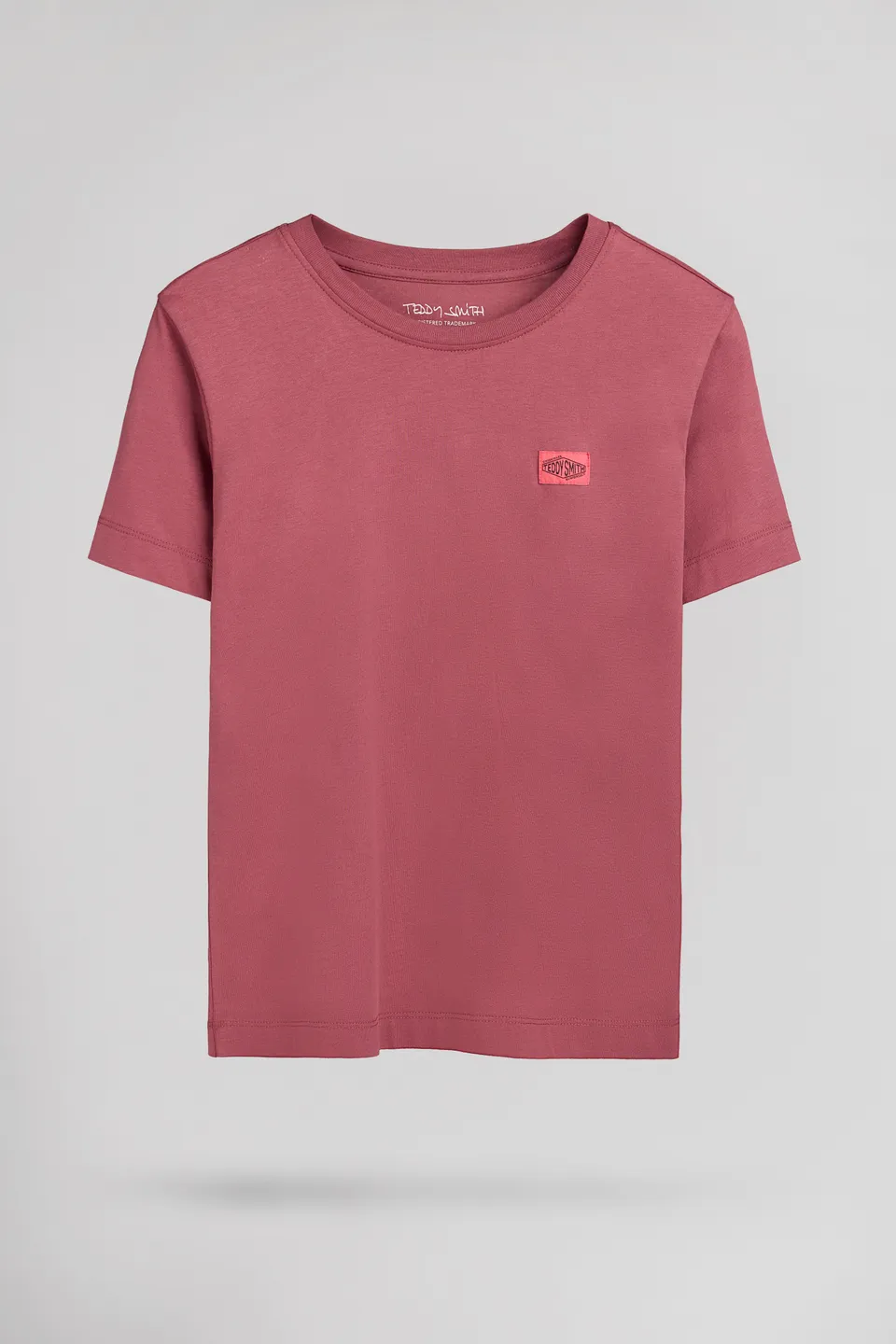 Teddy Smith T-LIONEL MC JR FRAMBOISE FONCE t-shirt garcon