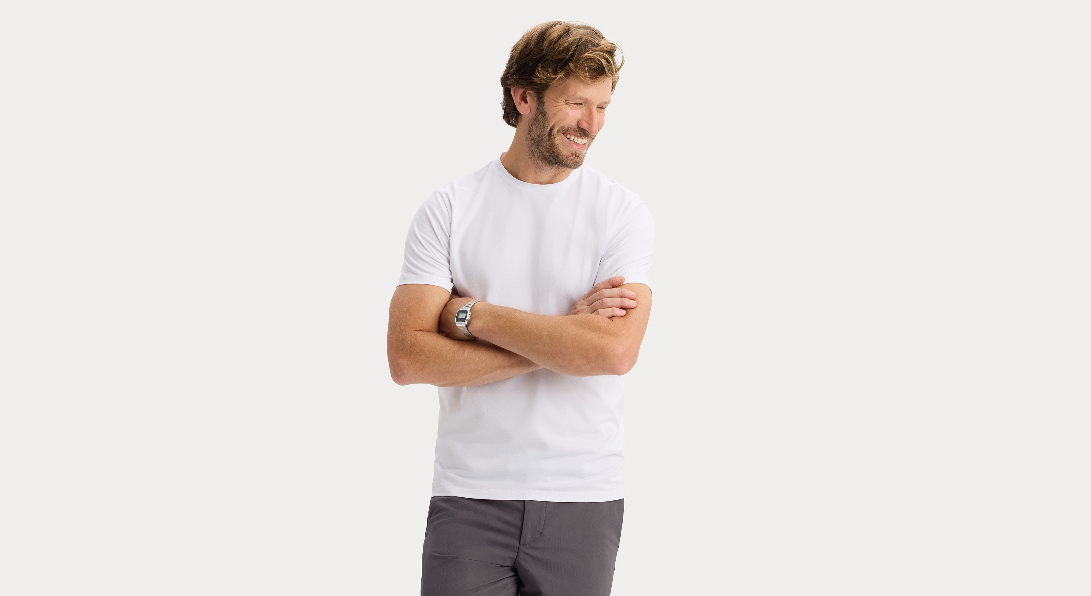 Dockers Go Tee t-shirt slim blanc séchage rapide