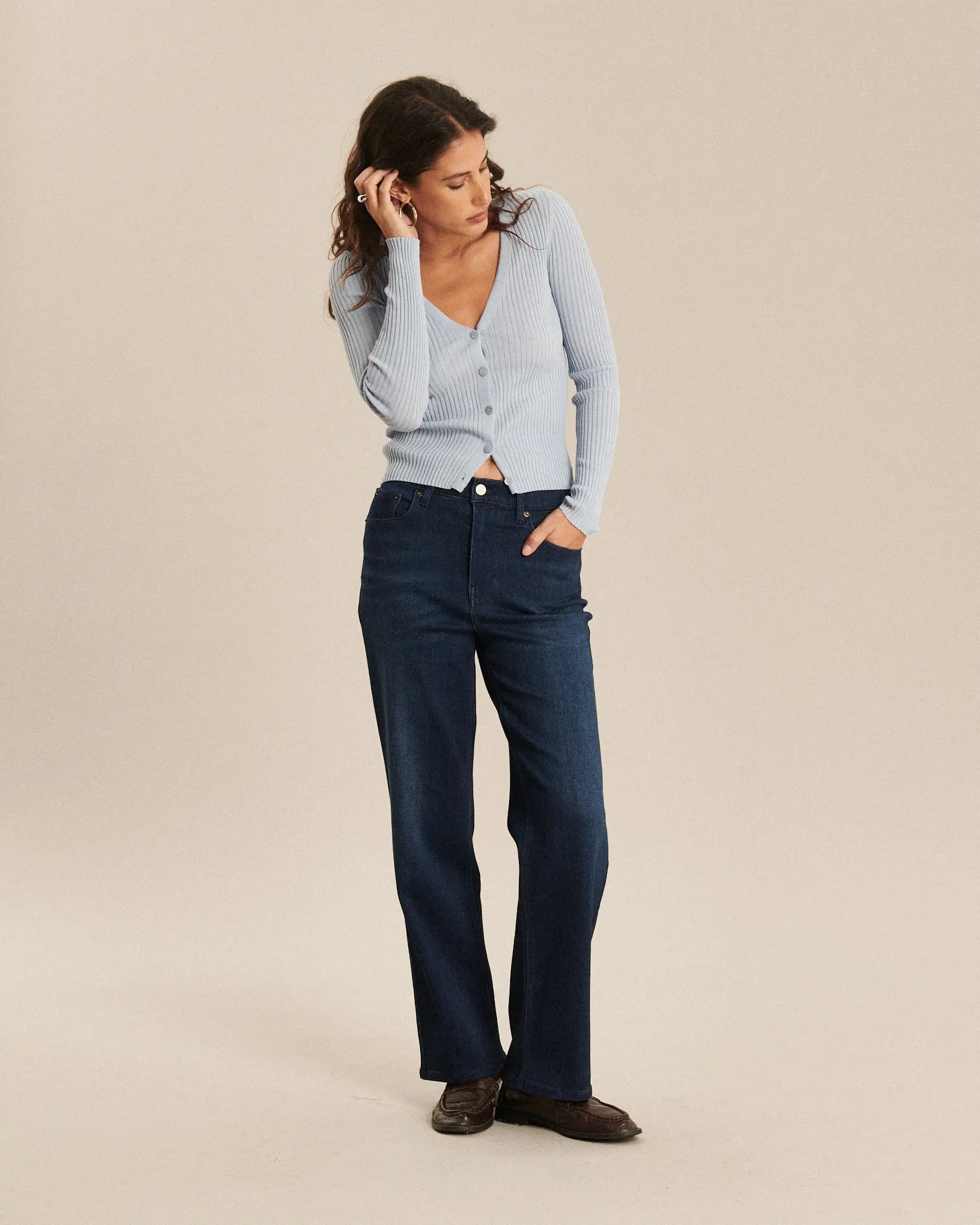 Labdip Romy GB 50 jean droit bleu stretch confort