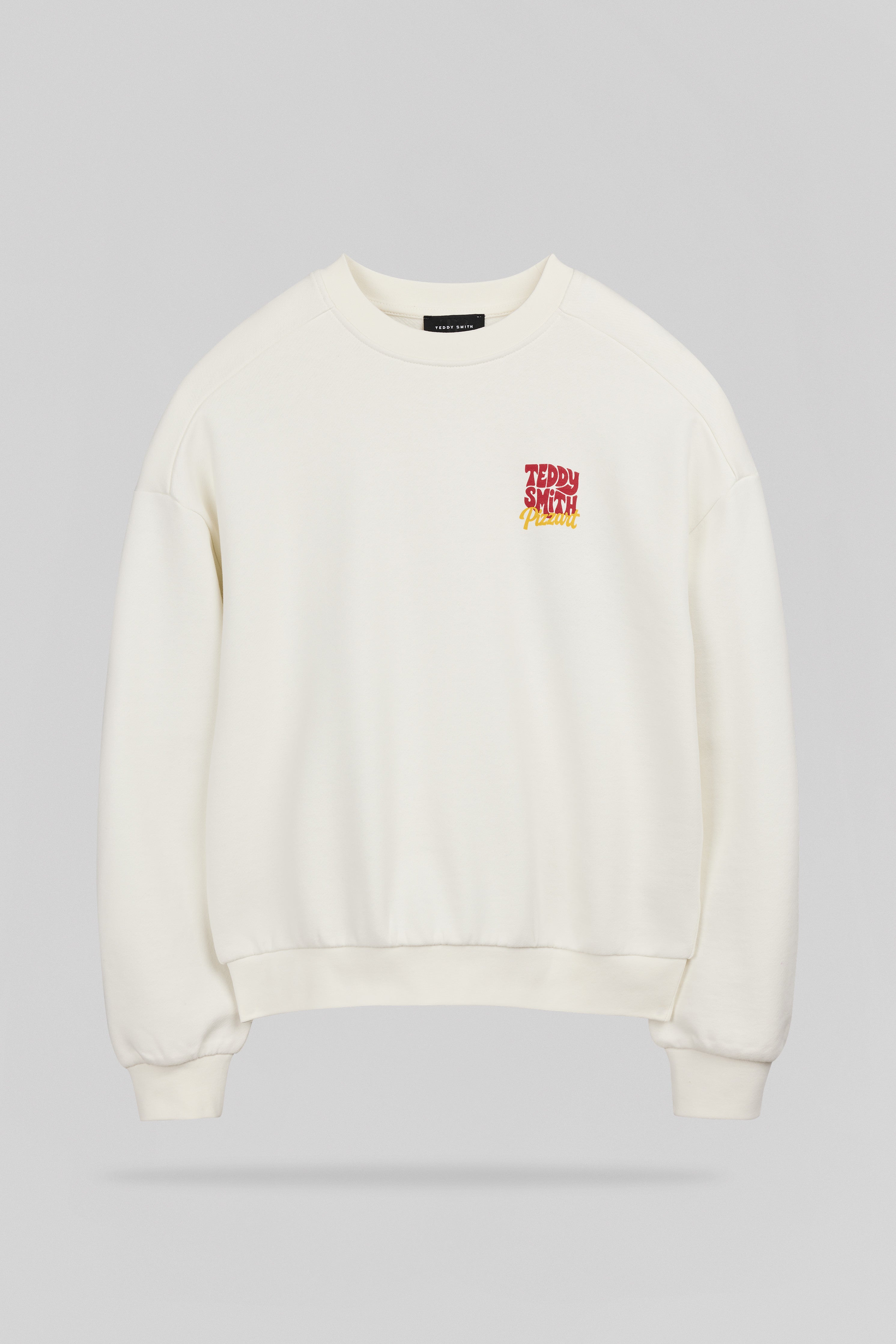Teddy Smith S-Ely RC JR sweat blanc fille