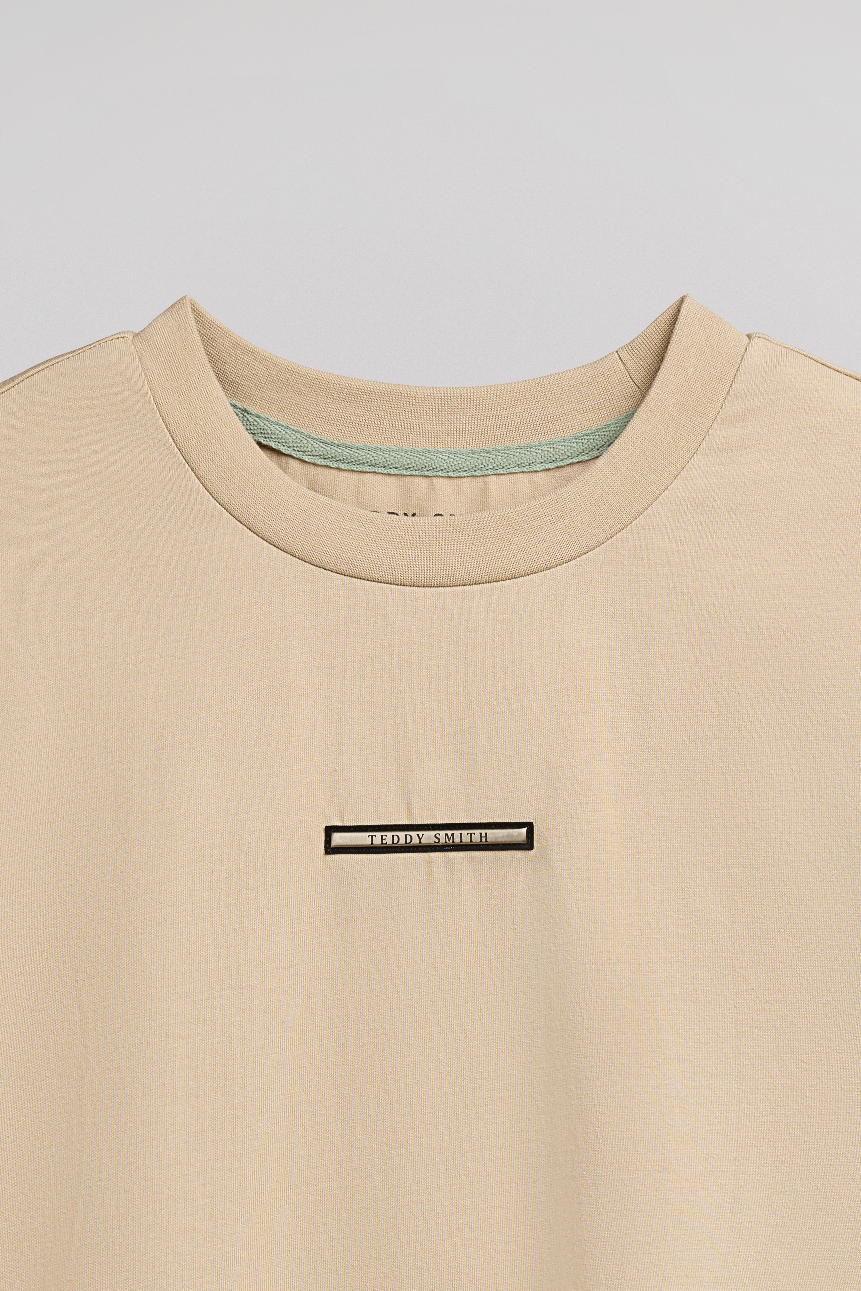 Teddy Smith T-Olivio MC T-shirt homme beige ample