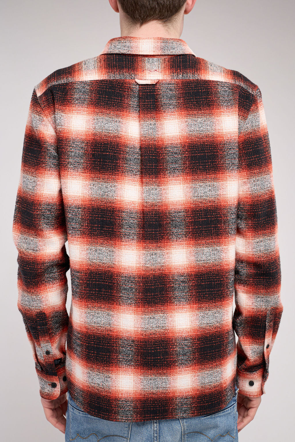 Teddy Smith C-Peak ML chemise carreaux orange