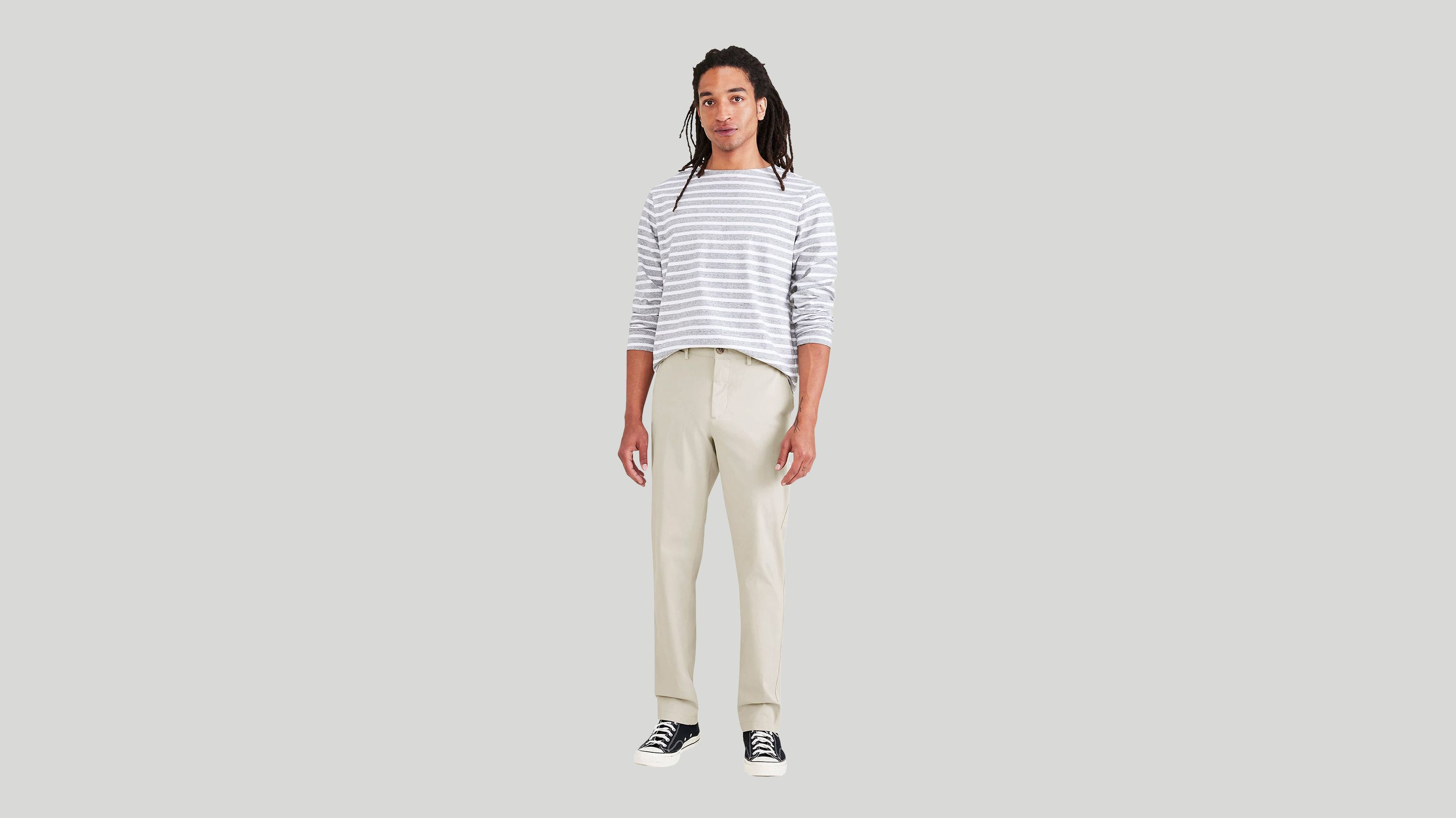 Dockers Crafted Khaki Slim Fit chino kaki sahara stretch