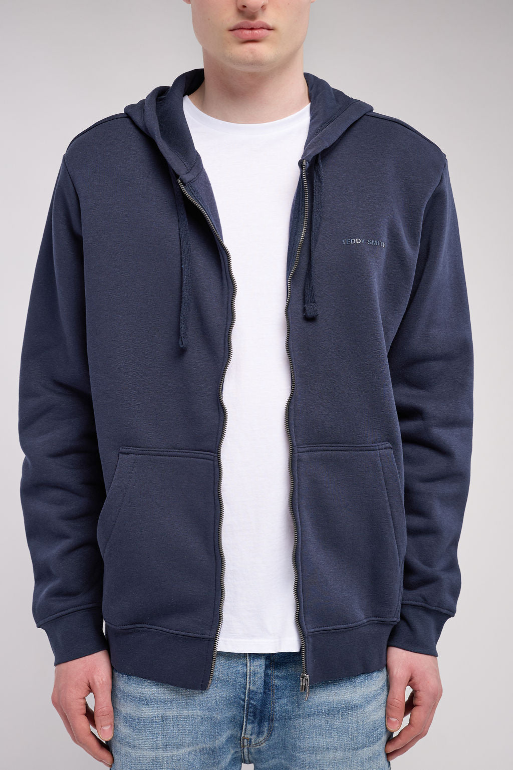 Teddy Smith Giclass Little gilet zippé bleu marine