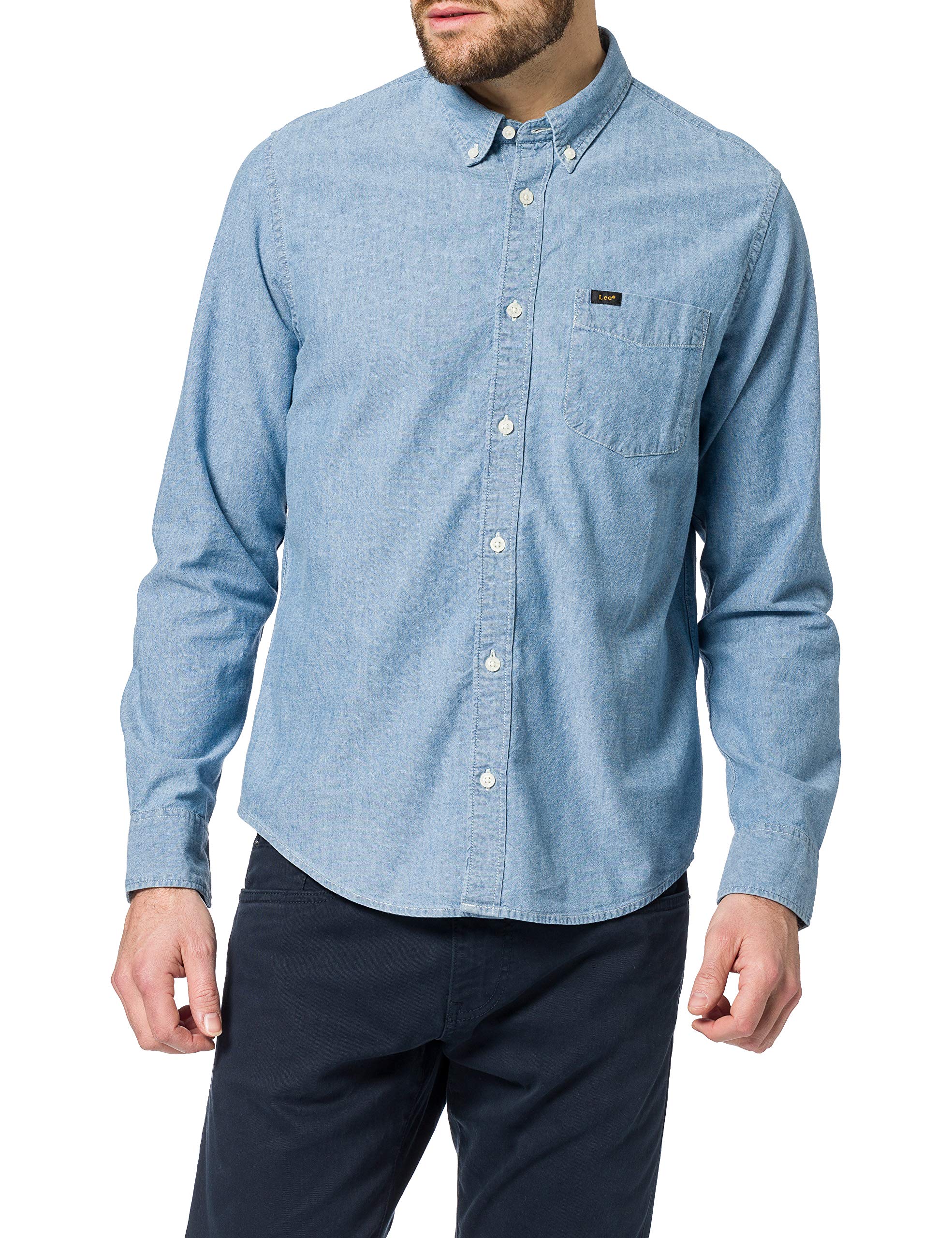Lee Button Down chemise homme coupe droite