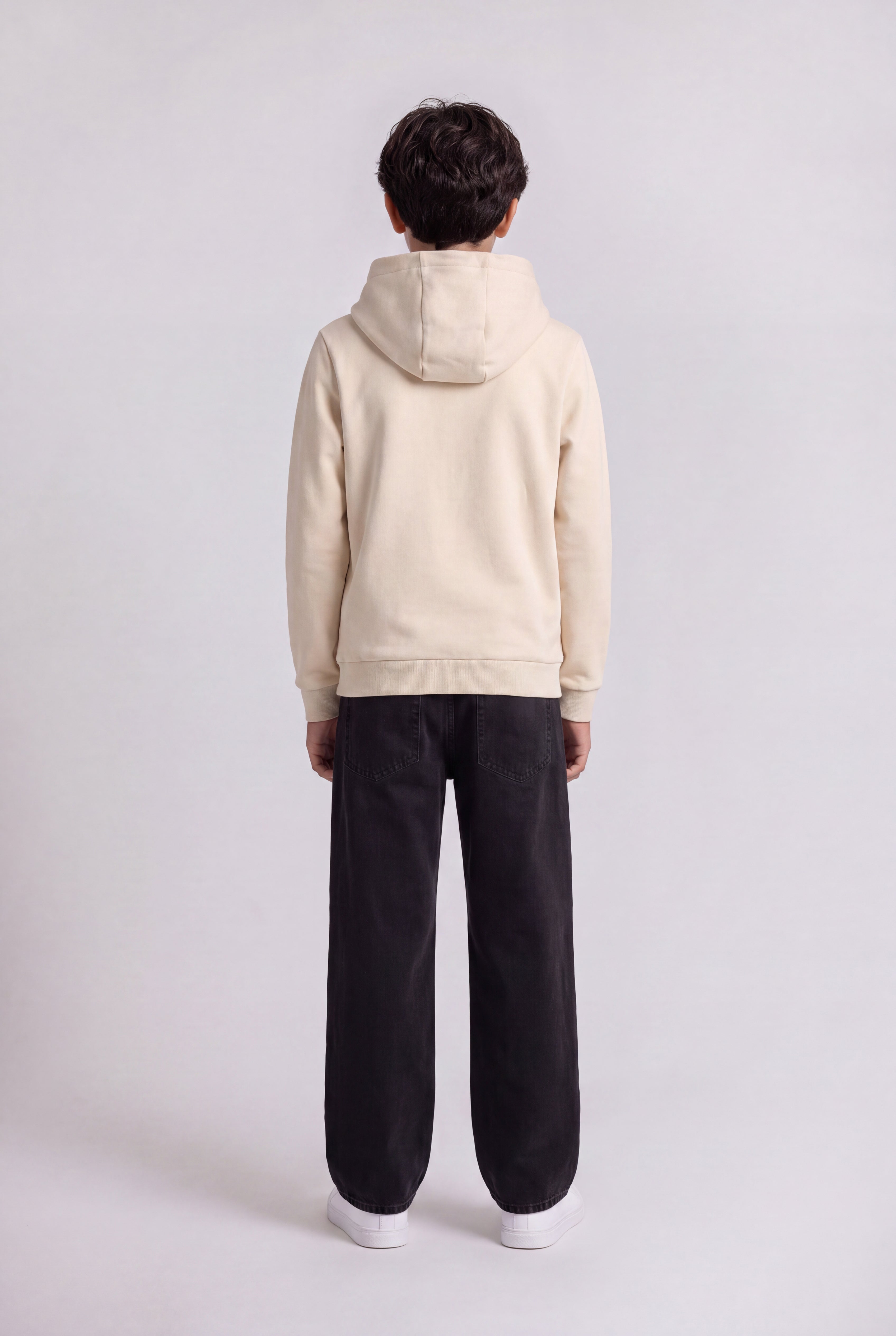 Teddy Smith S-Company Hoody JR sweat crème garçon