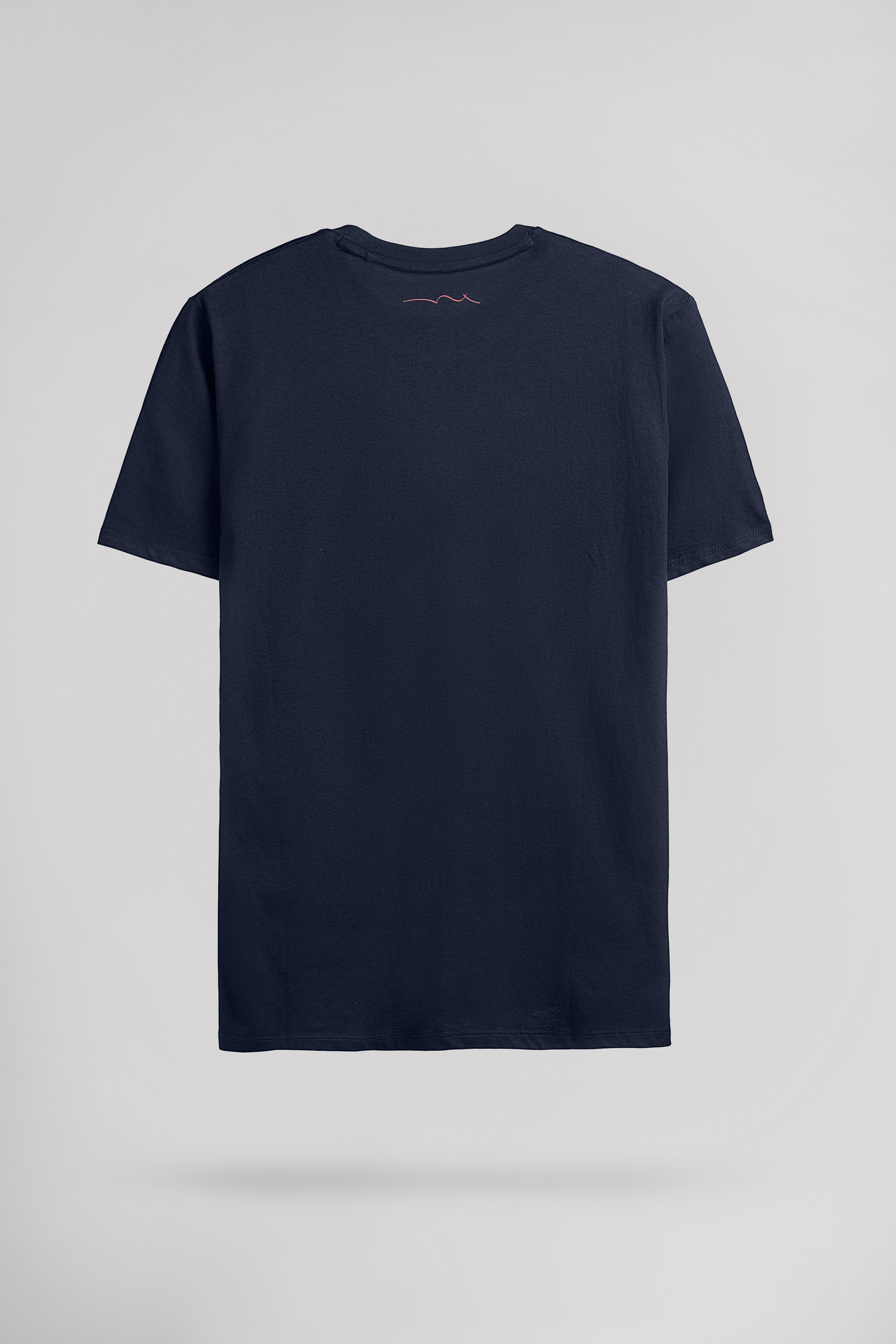 Teddy Smith T-Minimalist MC t-shirt Total Navy col rond
