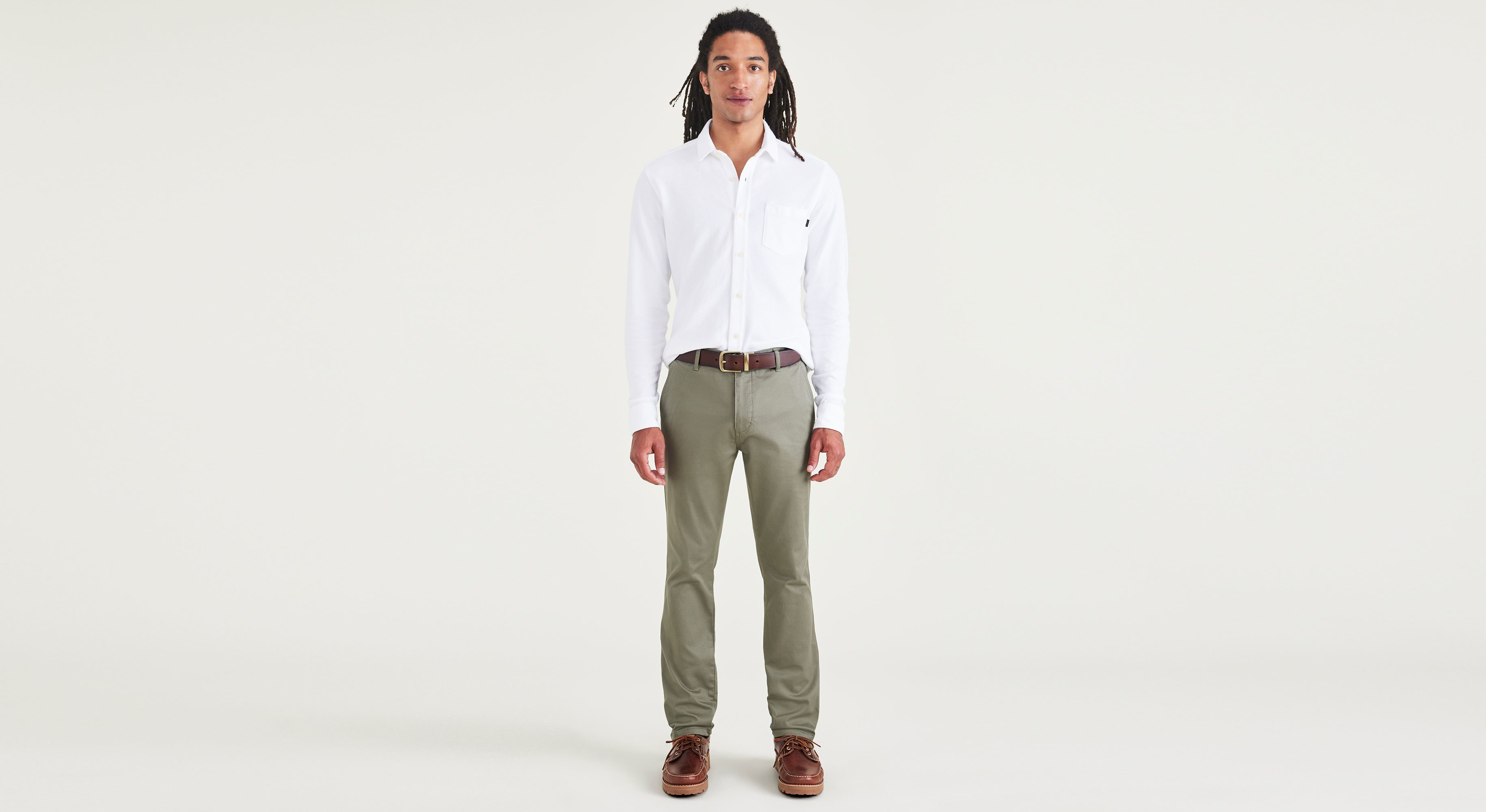 Dockers Original Chino Skinny chino vert camouflage