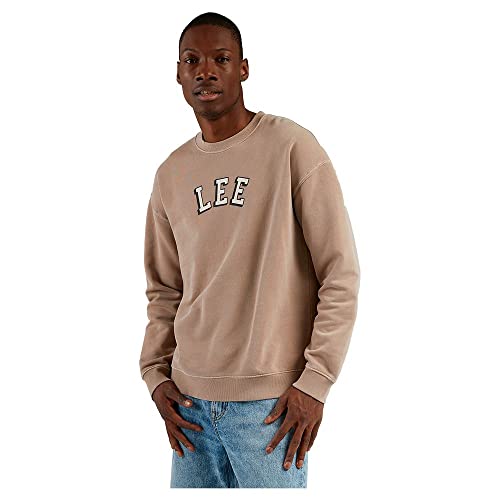 Lee Applique Crew sweat homme XXL light umber