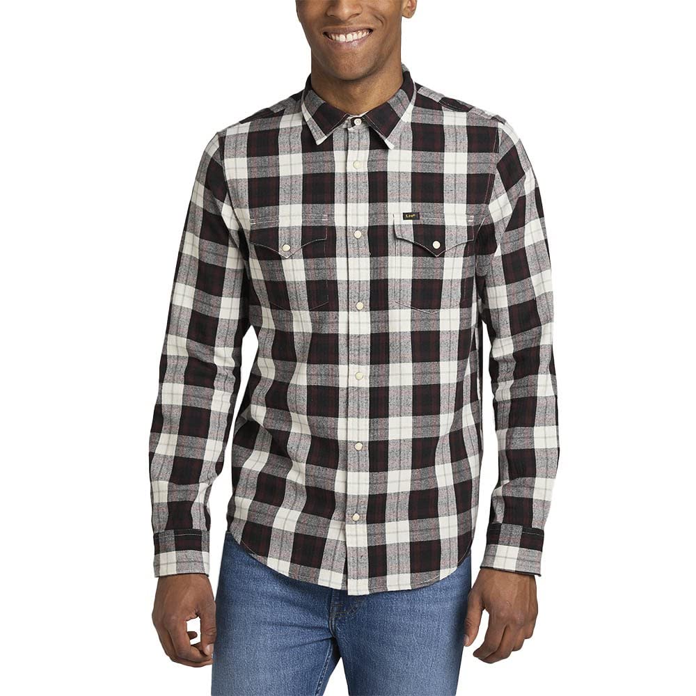Lee Clean Regular Western T-shirt Homme Velvet Beet