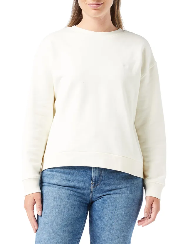 Lee Crew sweat-shirt femme jersey bouclé décontracté