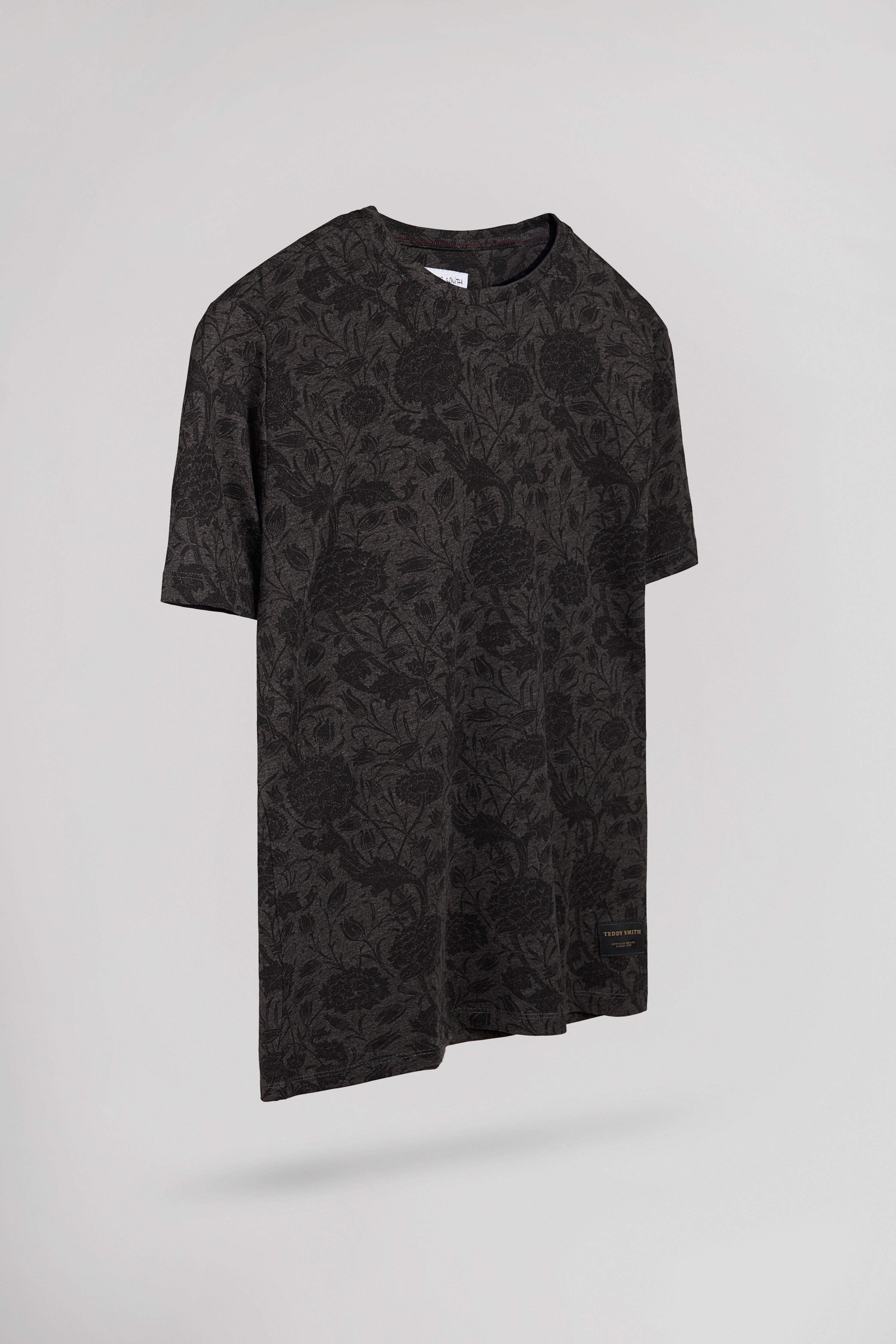 Teddy Smith T-Areski MC T-shirt homme noir mélangé