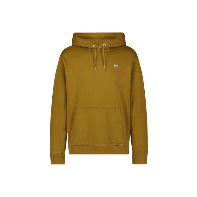 Lee Plain Hoodie sweat capuche homme uni molleton