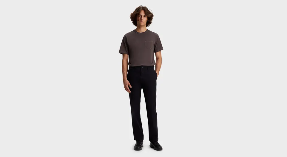 Dockers Alpha Chino pantalon homme noir coupe droite