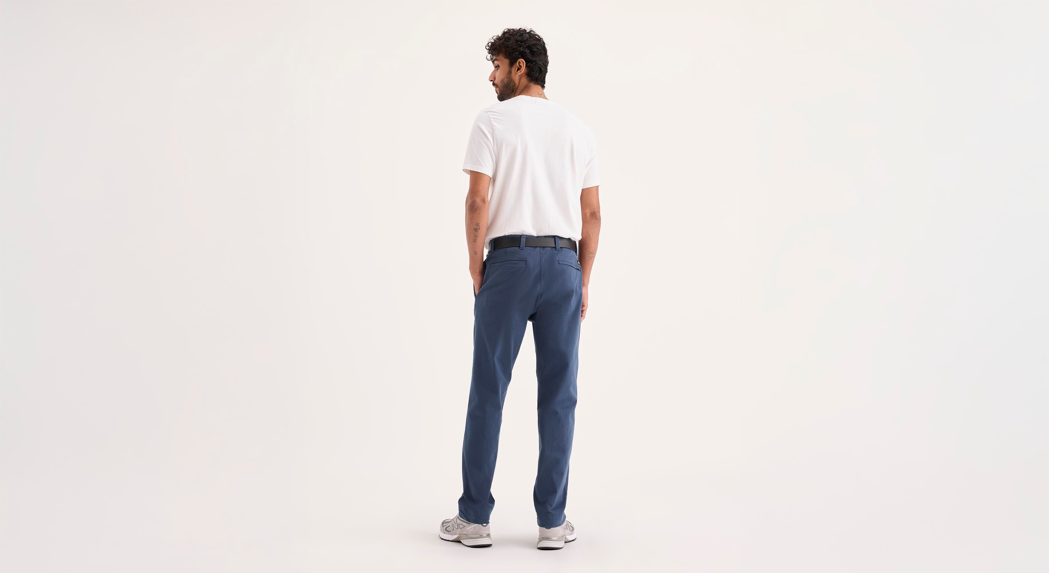 Dockers Alpha chino homme slim bleu stretch