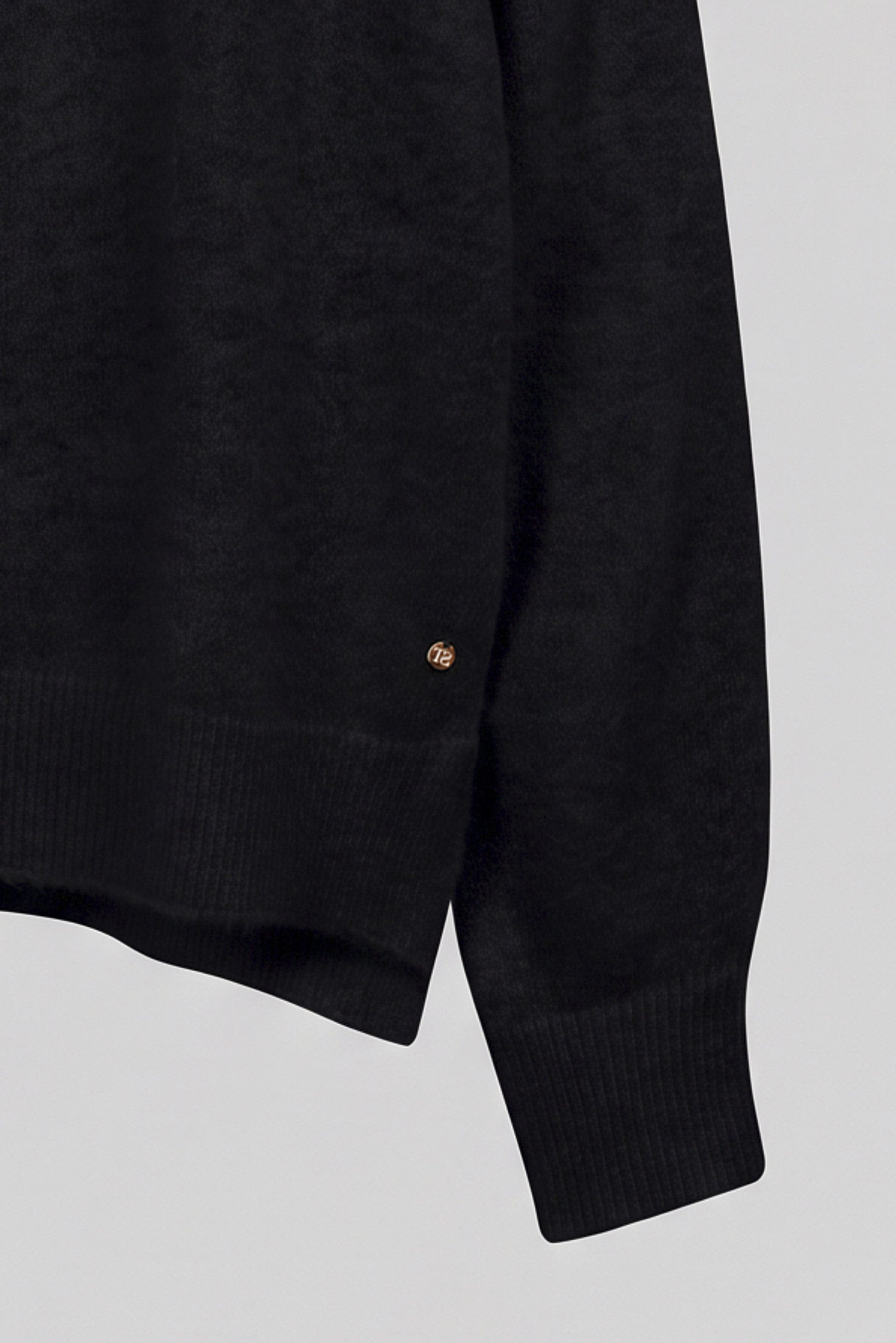 Teddy Smith P-Billie Noir pull femme col V laine