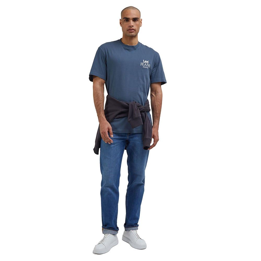 Lee Logo Loose Tee t-shirt homme noir délavé coton