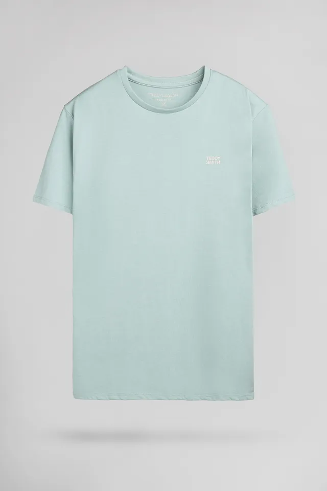 Teddy Smith The Tee 1 MC t-shirt homme bleach menthol coton