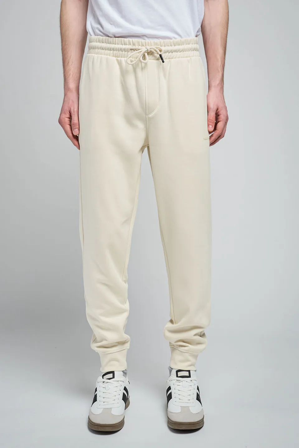 TEDDY SMITH P-NARKY jogging homme écru molleton coton