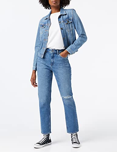 Lee Carol jean femme Mid Trashed 27W/33L délavé