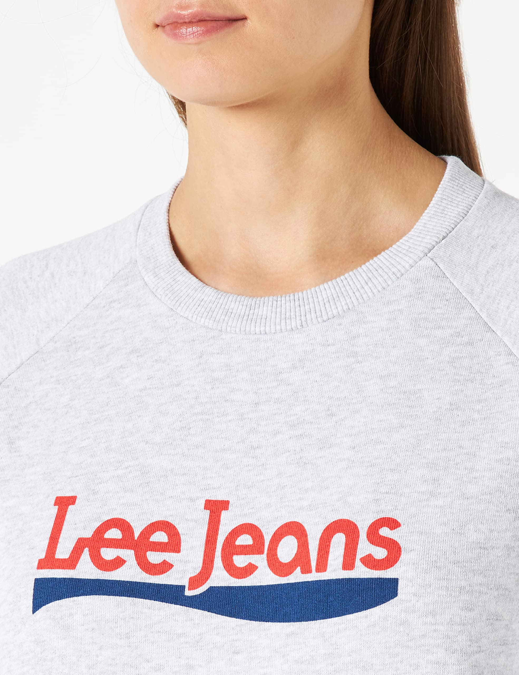 Lee Crew Sweat Sweatshirt Femme Délavé