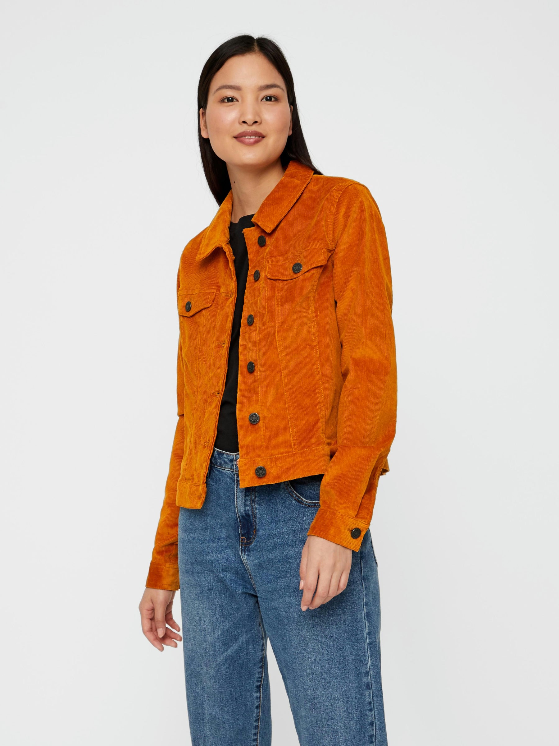 Noisy May veste velours côtelé slim poches poitrine