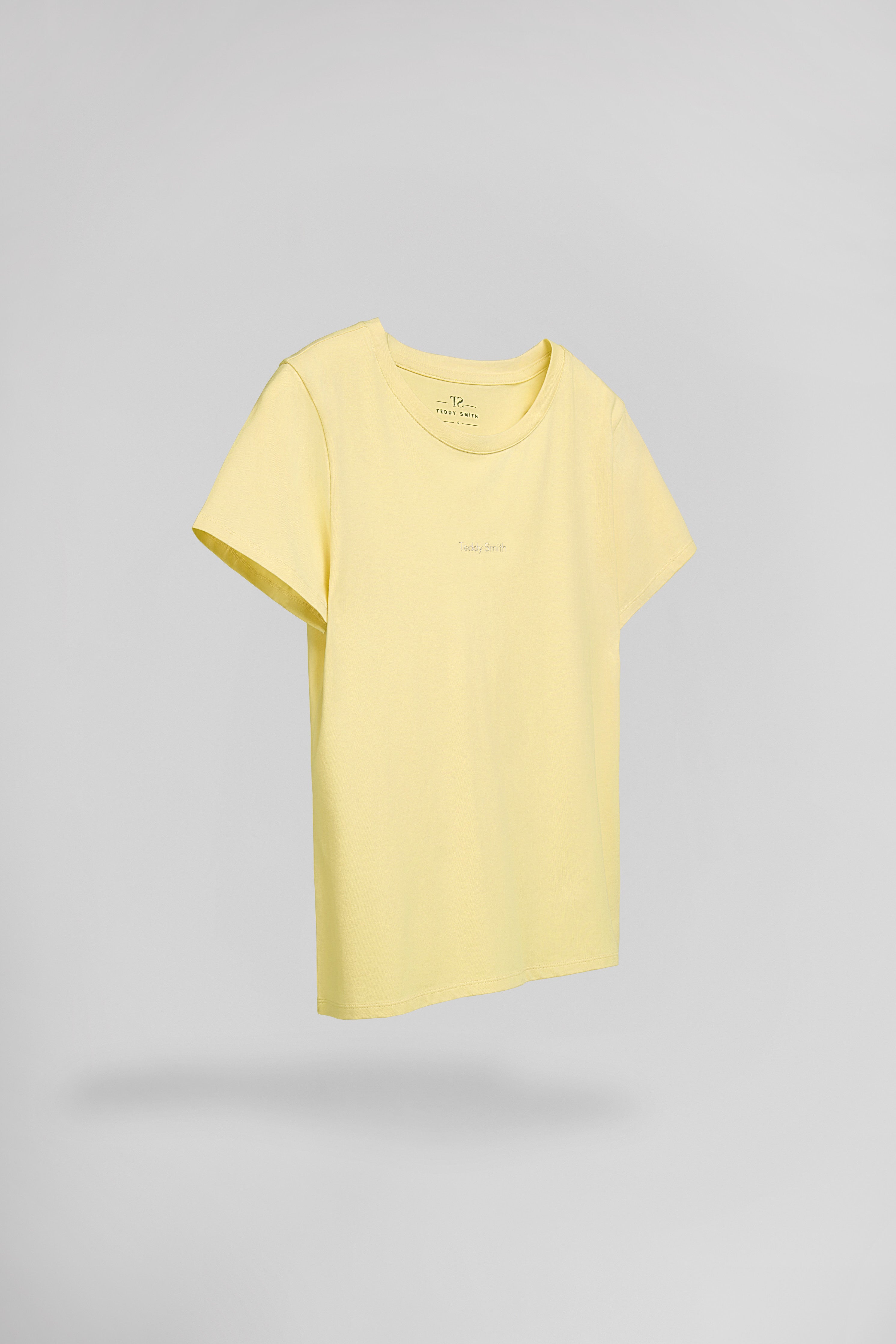 Teddy Smith T-Ribelle MC t-shirt jaune citron femme