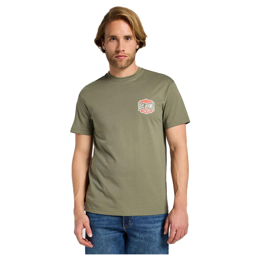 Lee SS Relaxed Tee t-shirt homme XL indigo décontracté
