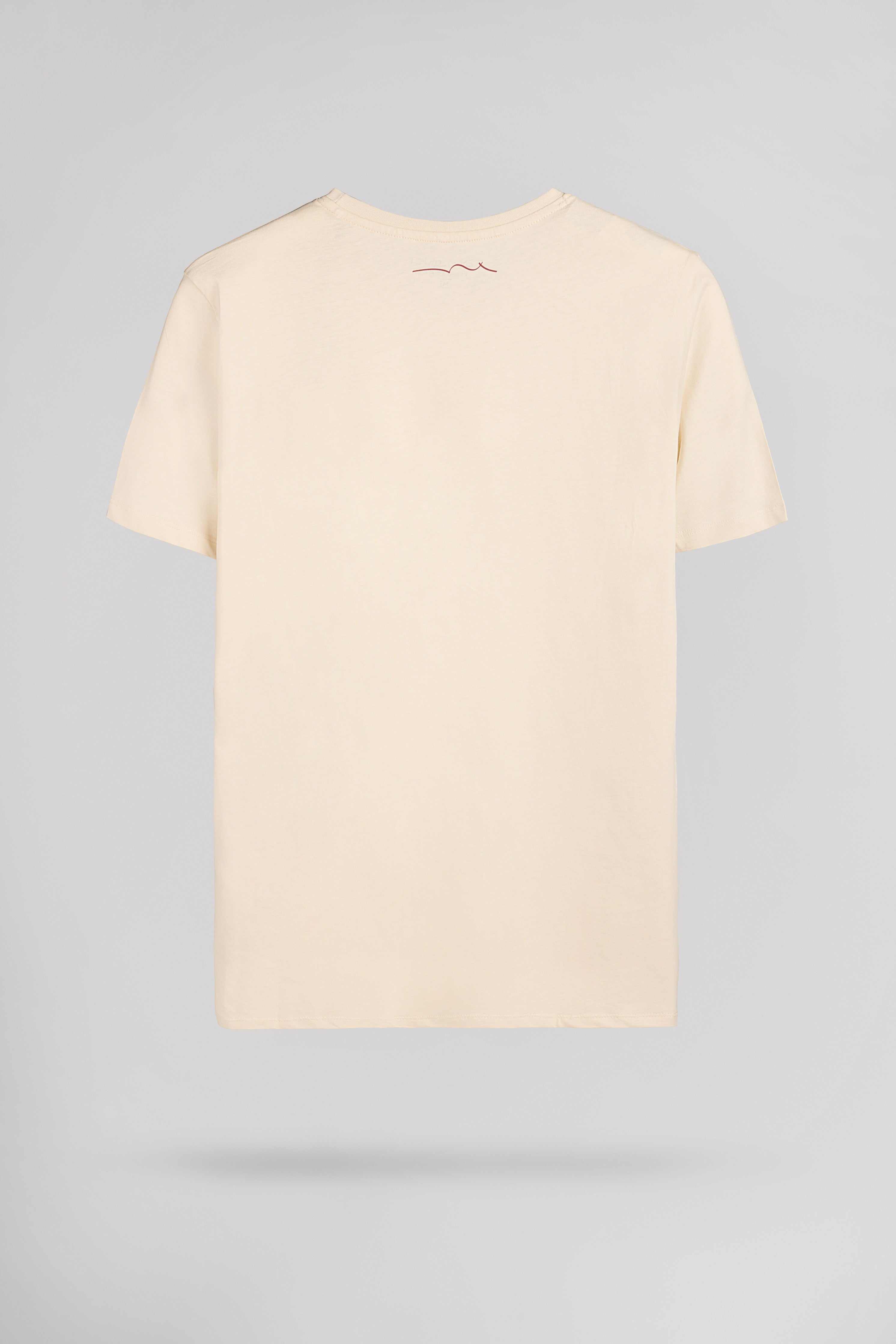 TEDDY SMITH T-DUCK MC CREAM t-shirt homme crème col rond