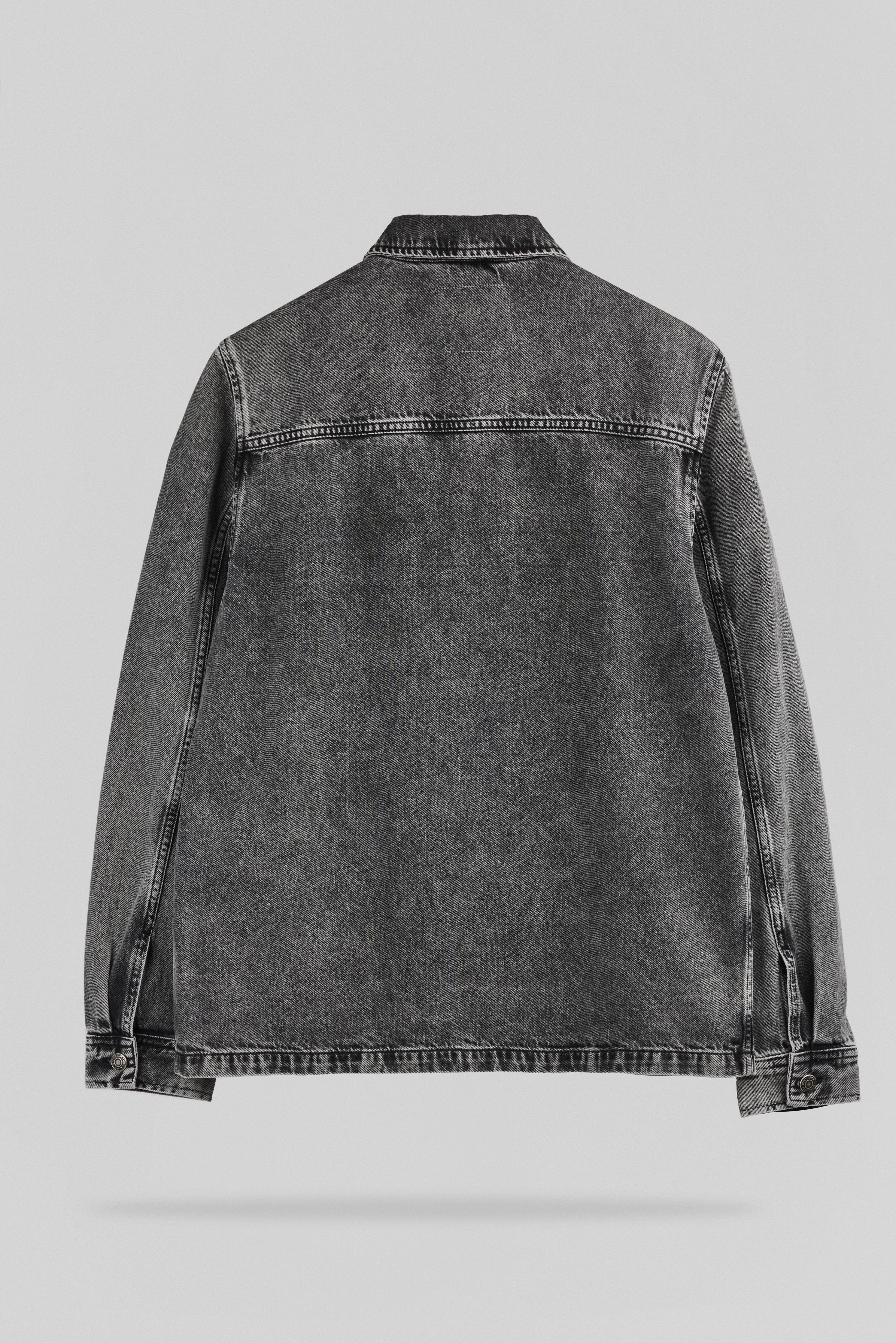 Teddy Smith V-Regent veste denim grise vintage