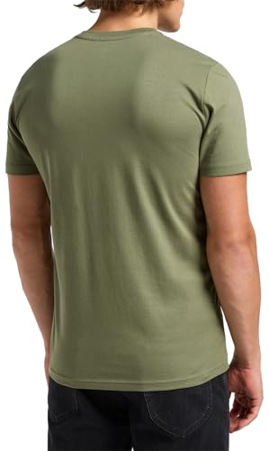 Lee Medium Wobbly Lee Tee t-shirt homme olive grove coton